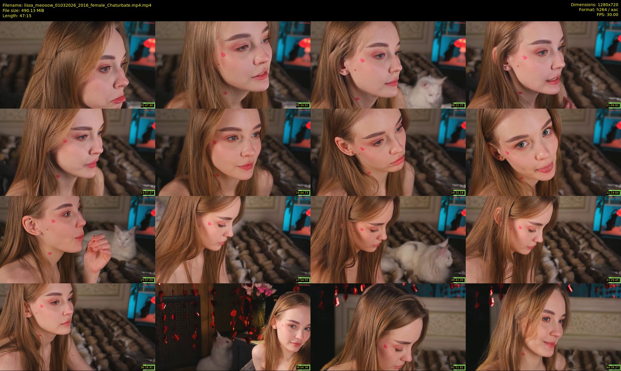 lissa_meooow — 48 minute Chaturbate female cam show recording, 720p, Mar 1, 2026