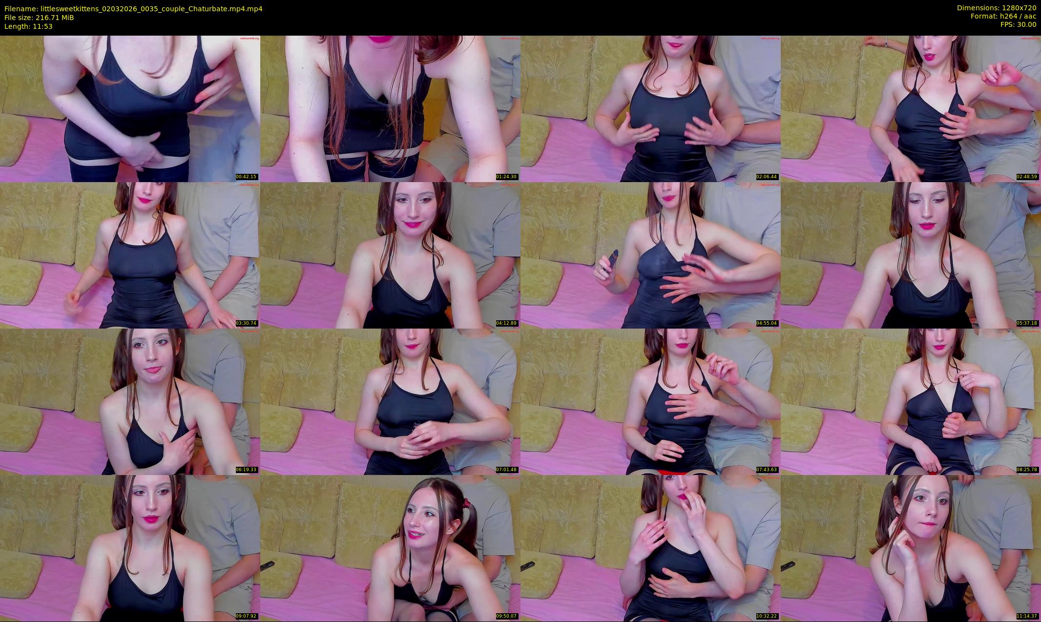 littlesweetkittens — 12 minute Chaturbate couple cam show recording, 720p, Mar 2, 2026
