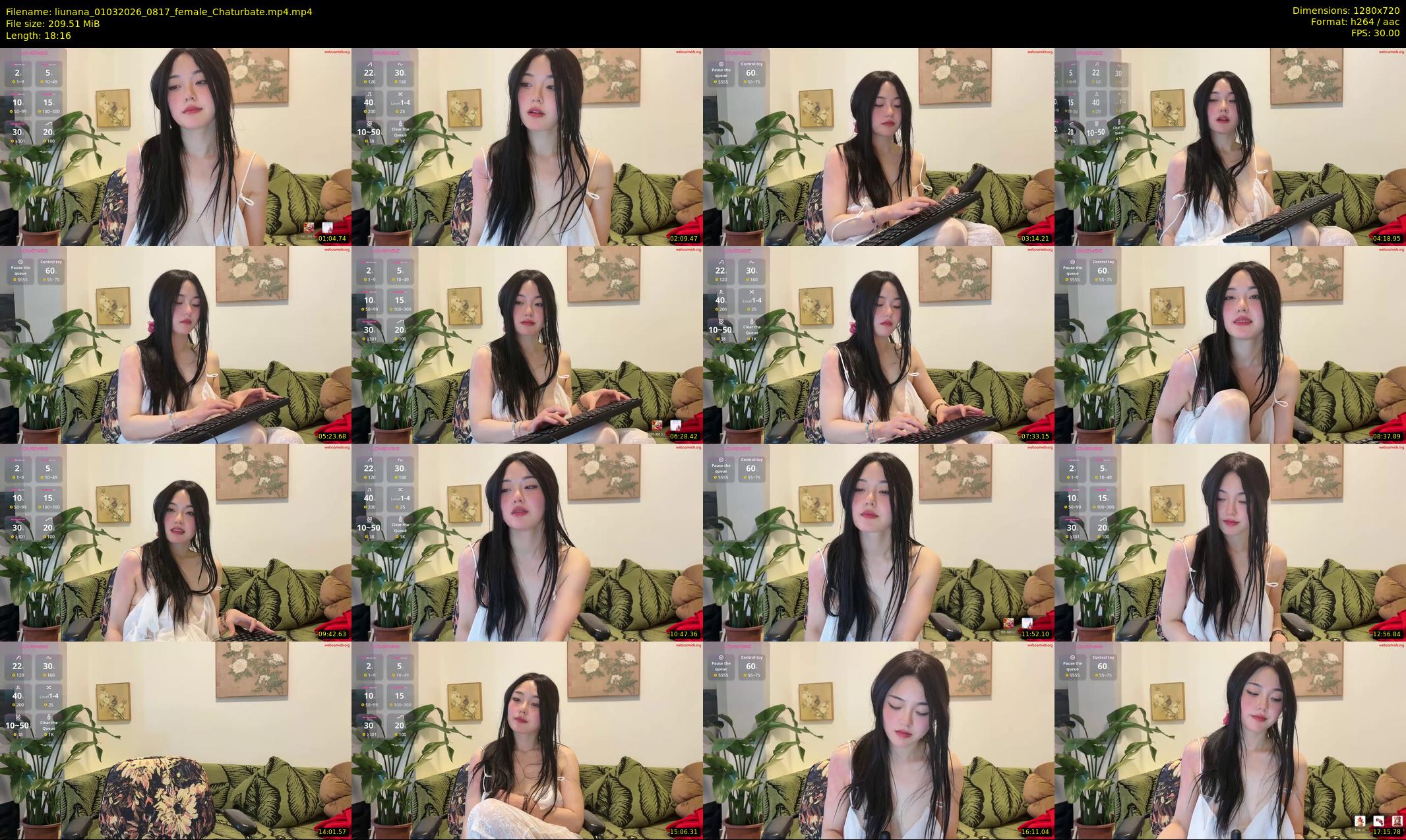 liunana — 19 minute Chaturbate female cam show recording, 720p, Mar 1, 2026