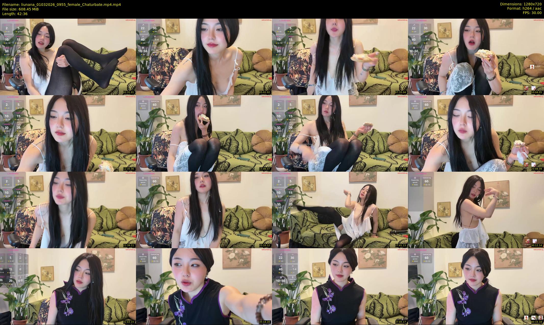 liunana — 43 minute Chaturbate female cam show recording, 720p, Mar 1, 2026