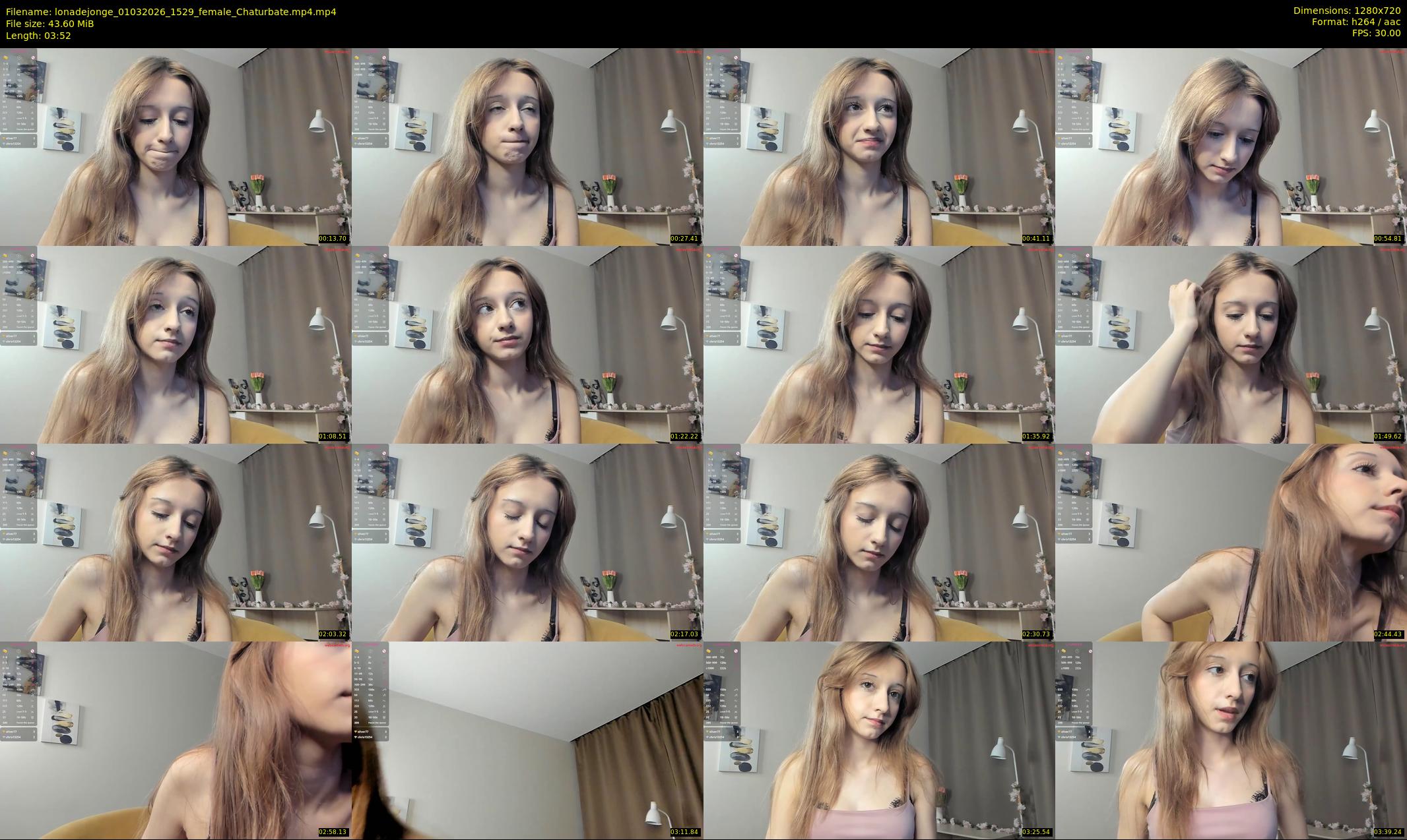 lonadejonge — 4 minute Chaturbate female cam show recording, 720p, Mar 1, 2026