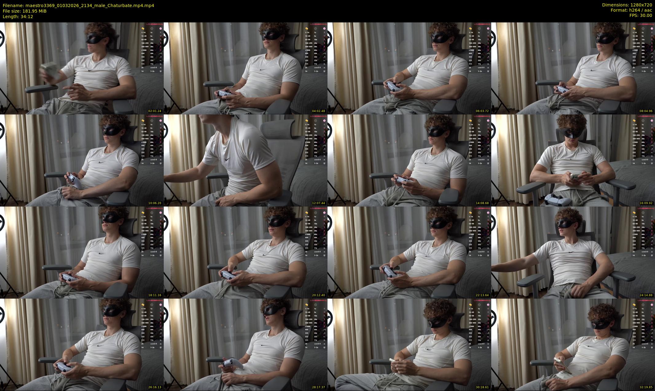 maestro3369 — 35 minute Chaturbate male cam show recording, 720p, Mar 1, 2026