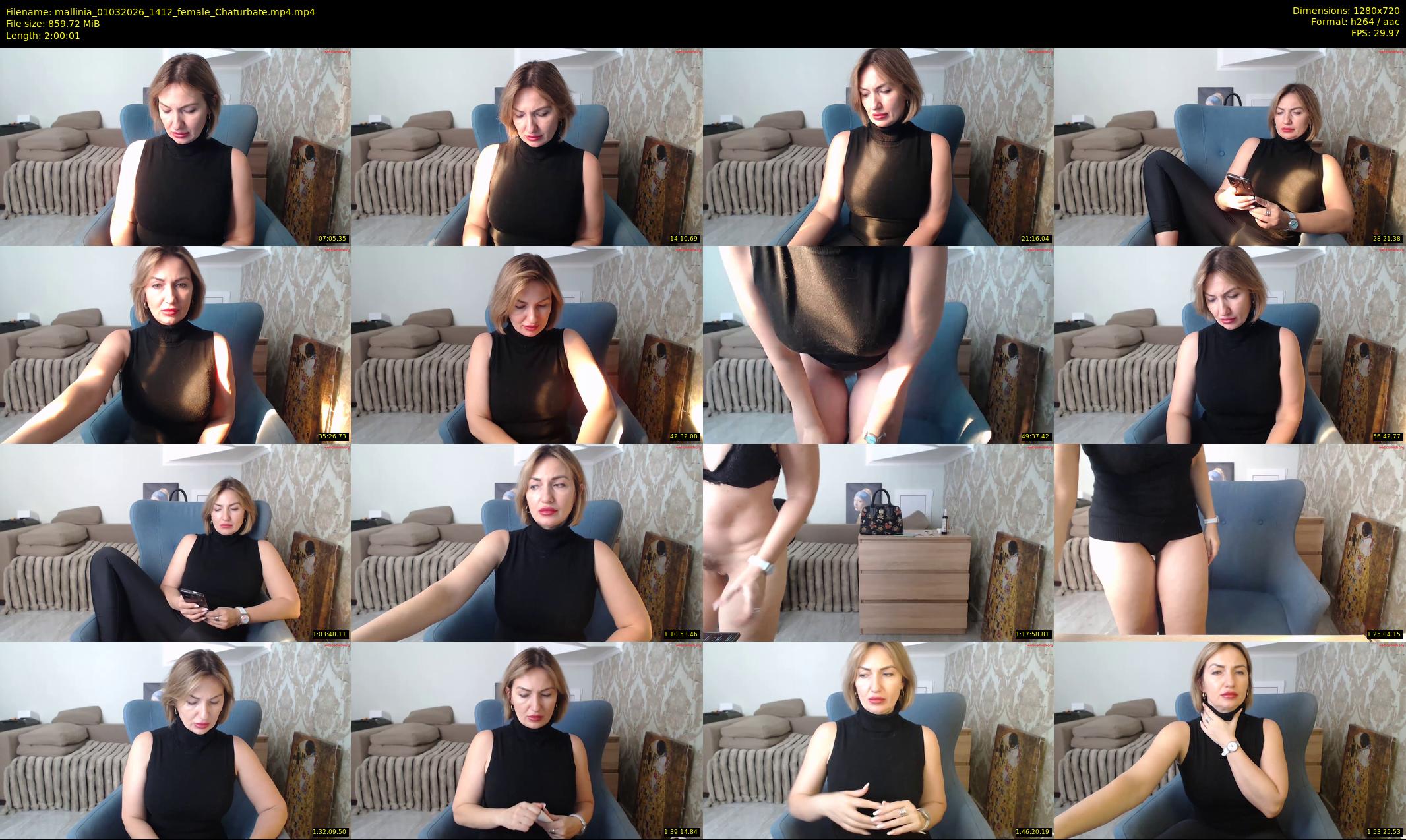 mallinia — 121 minute Chaturbate female cam show recording, 720p, Mar 1, 2026