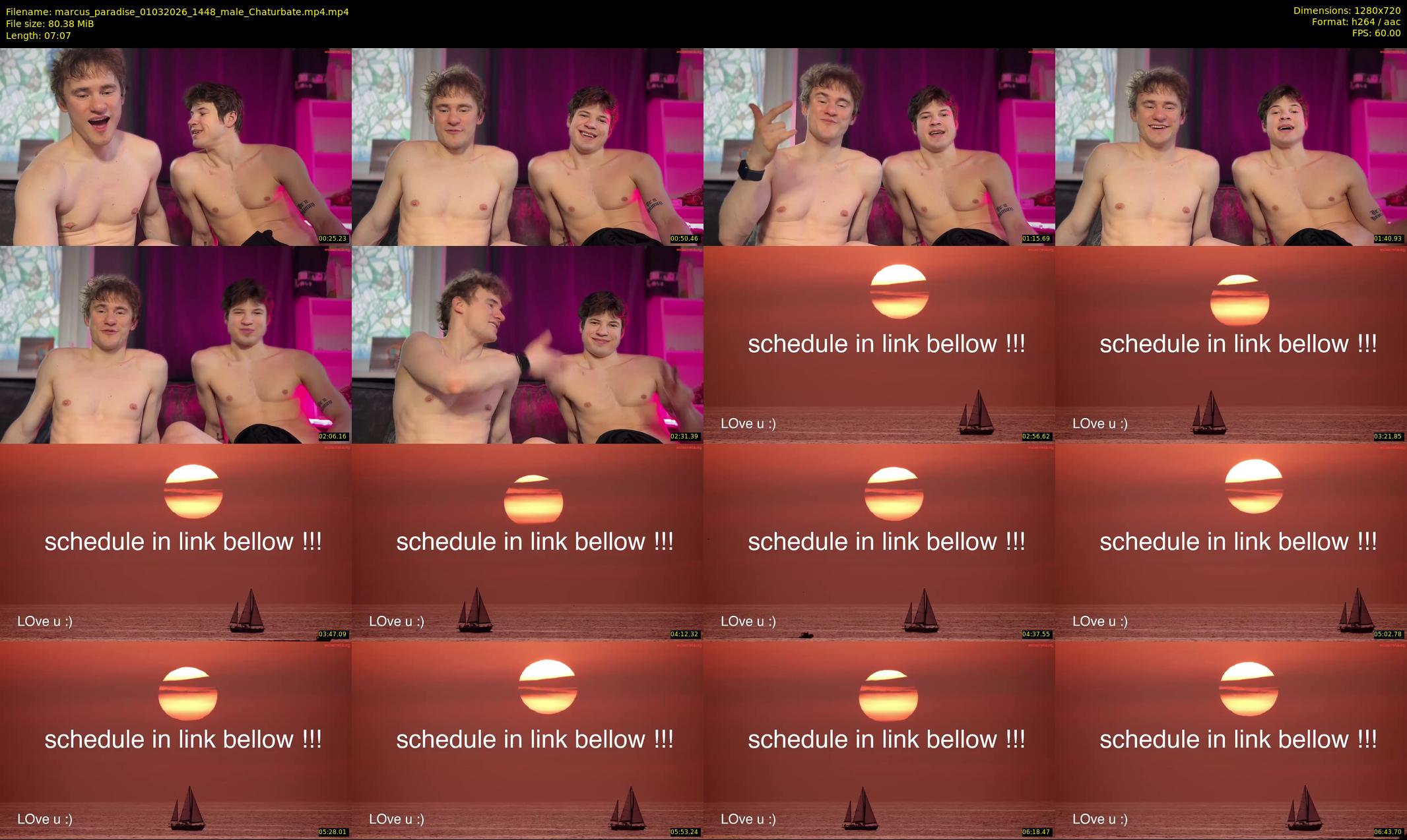 marcus_paradise — 8 minute Chaturbate male cam show recording, 720p, Mar 1, 2026