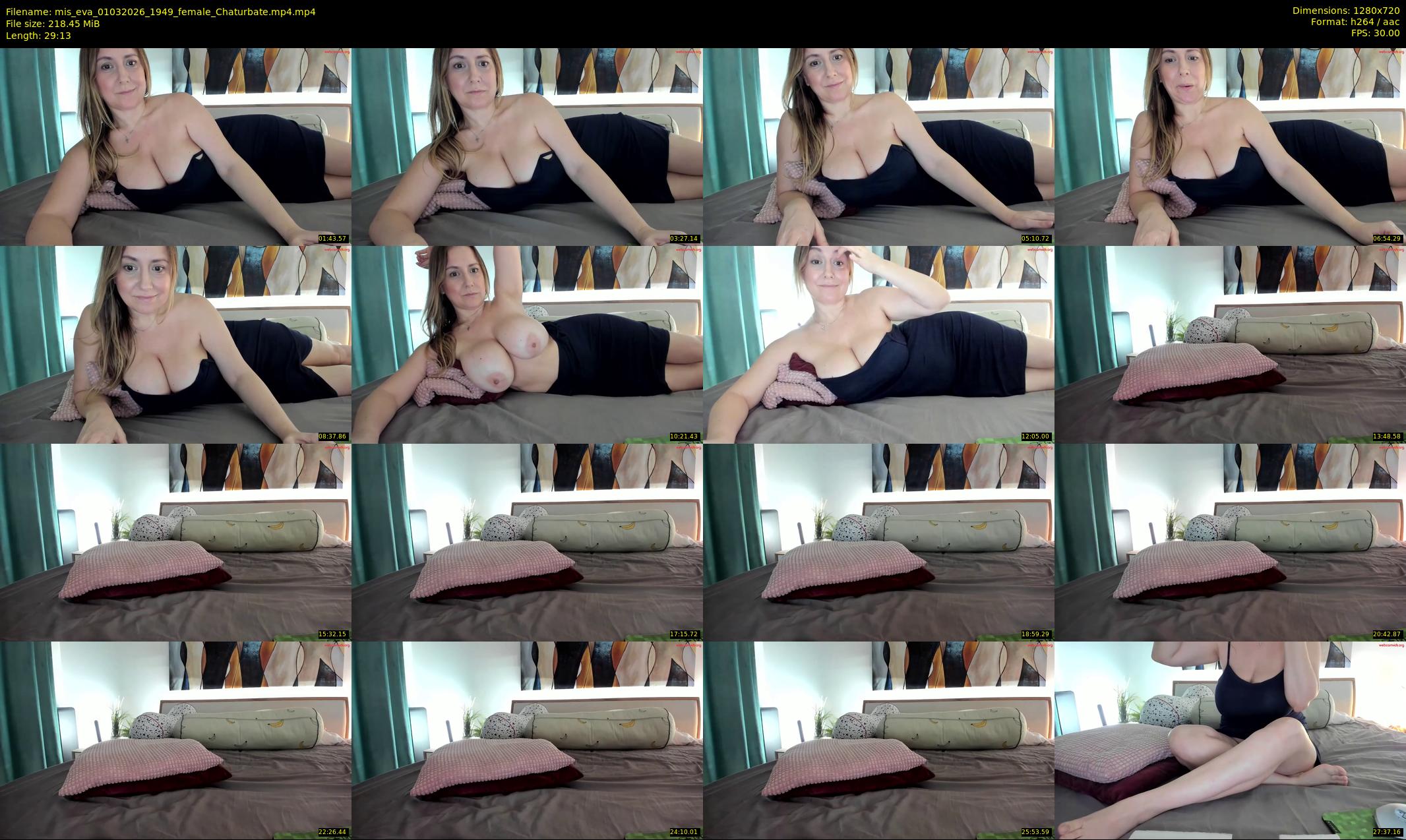 mis_eva — 30 minute Chaturbate female cam show recording, 720p, Mar 1, 2026