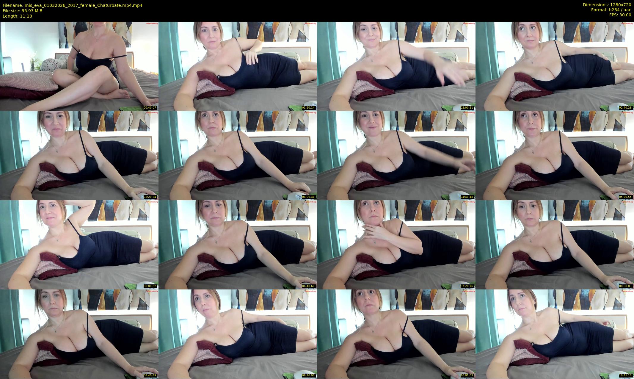 mis_eva — 12 minute Chaturbate female cam show recording, 720p, Mar 1, 2026