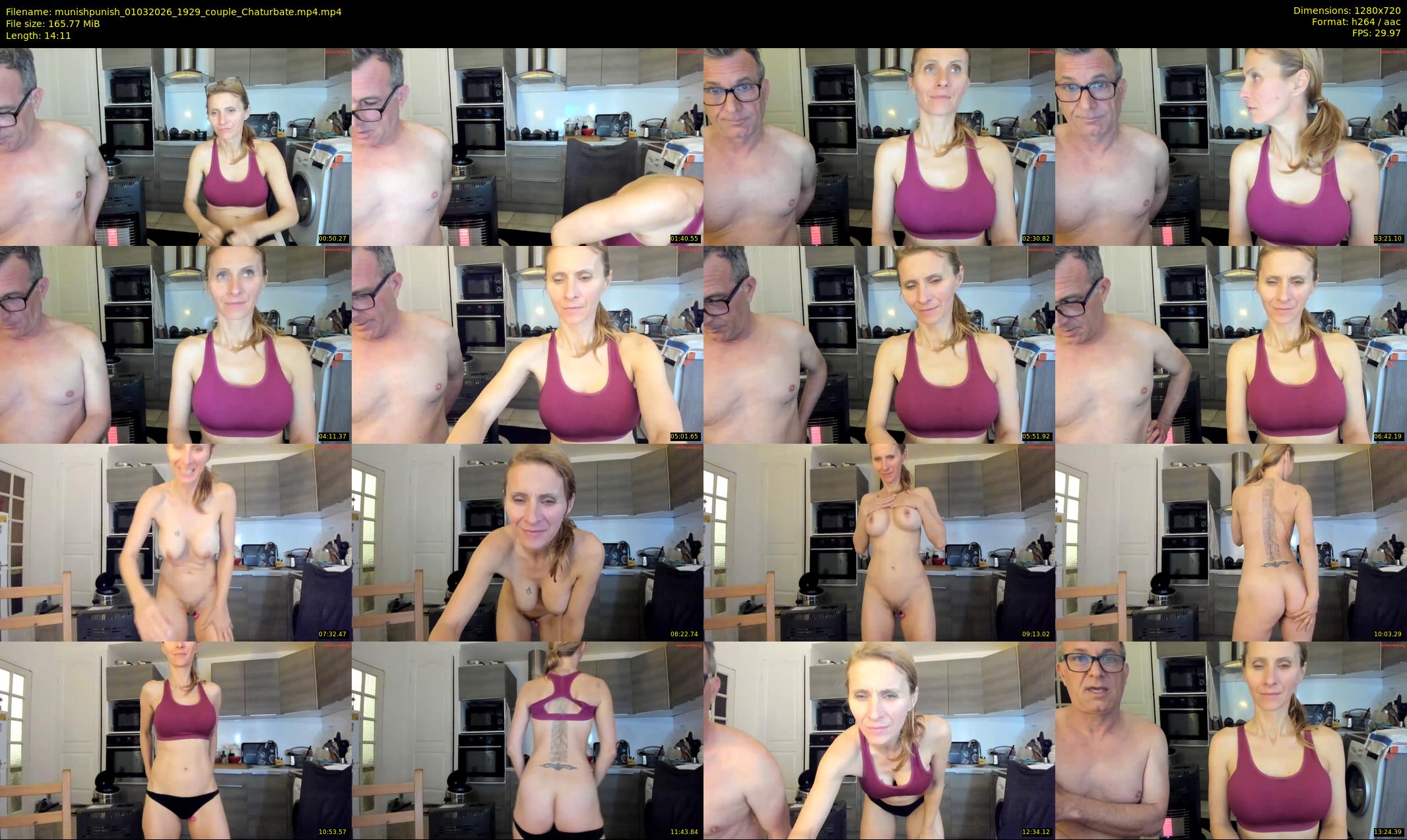 munishpunish — 15 minute Chaturbate couple cam show recording, 720p, Mar 1, 2026