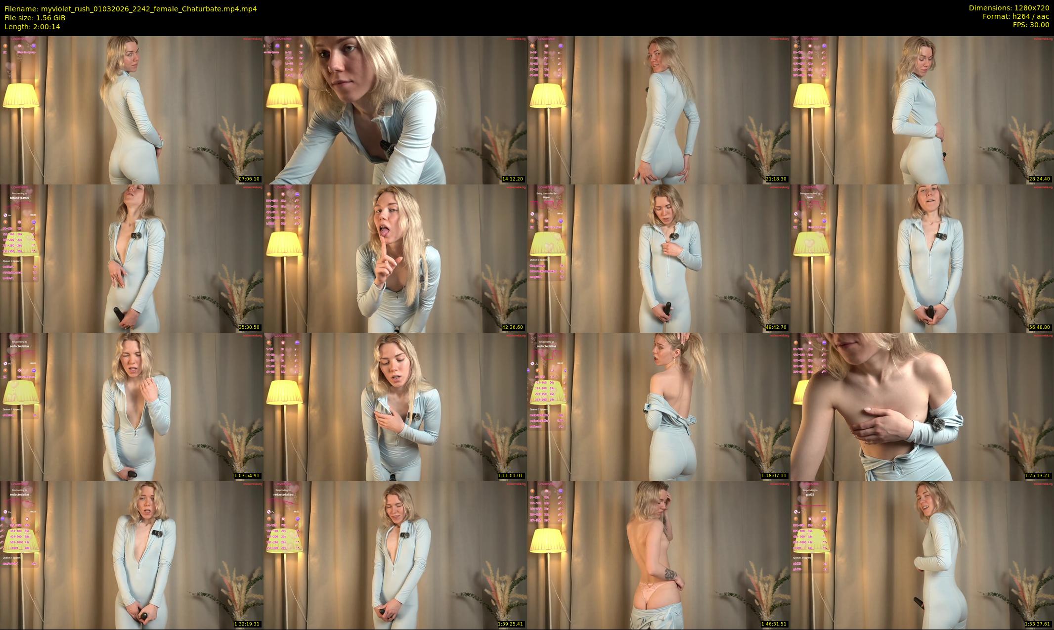 myviolet_rush — 121 minute Chaturbate female cam show recording, 720p, Mar 1, 2026