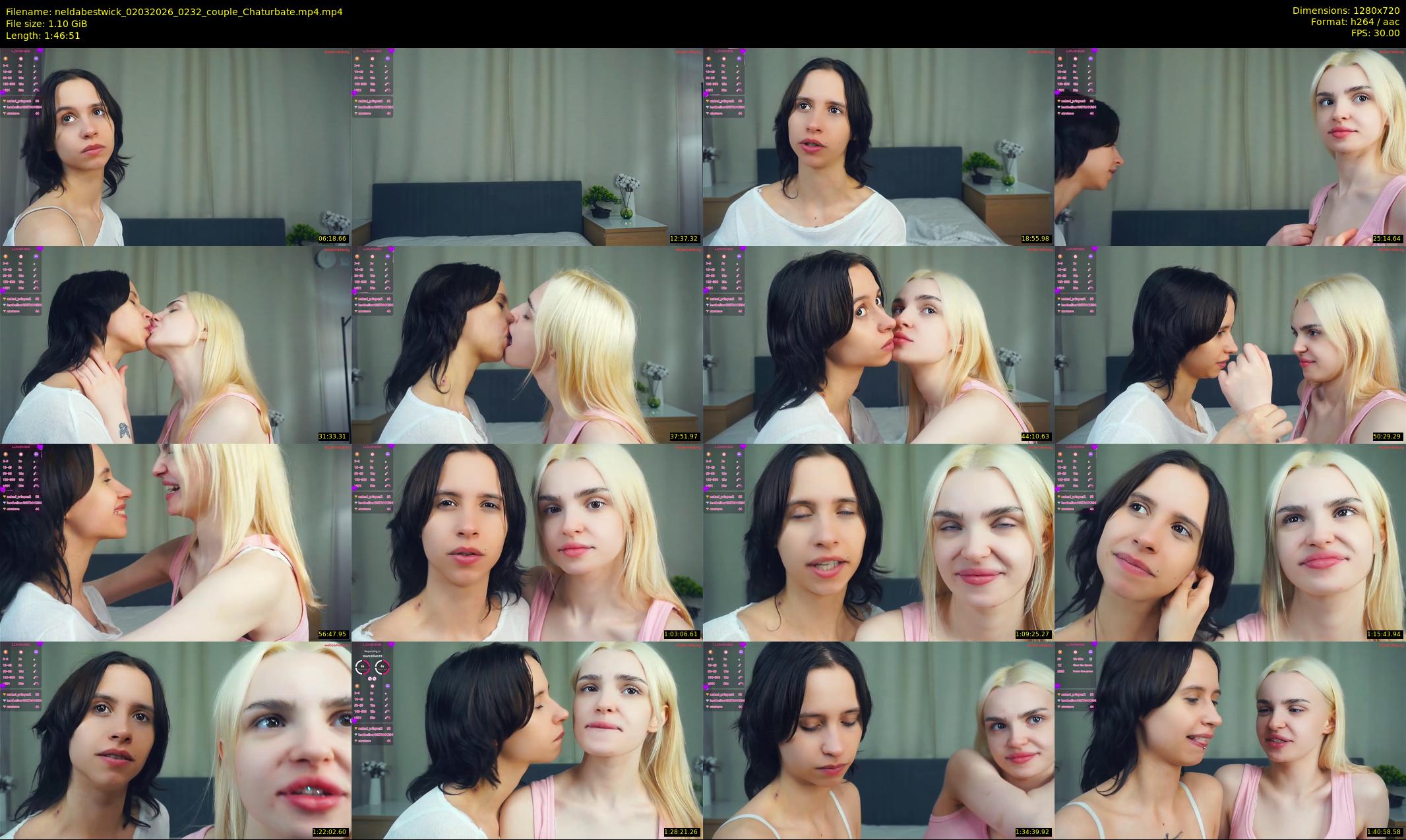 neldabestwick — 107 minute Chaturbate couple cam show recording, 720p, Mar 2, 2026