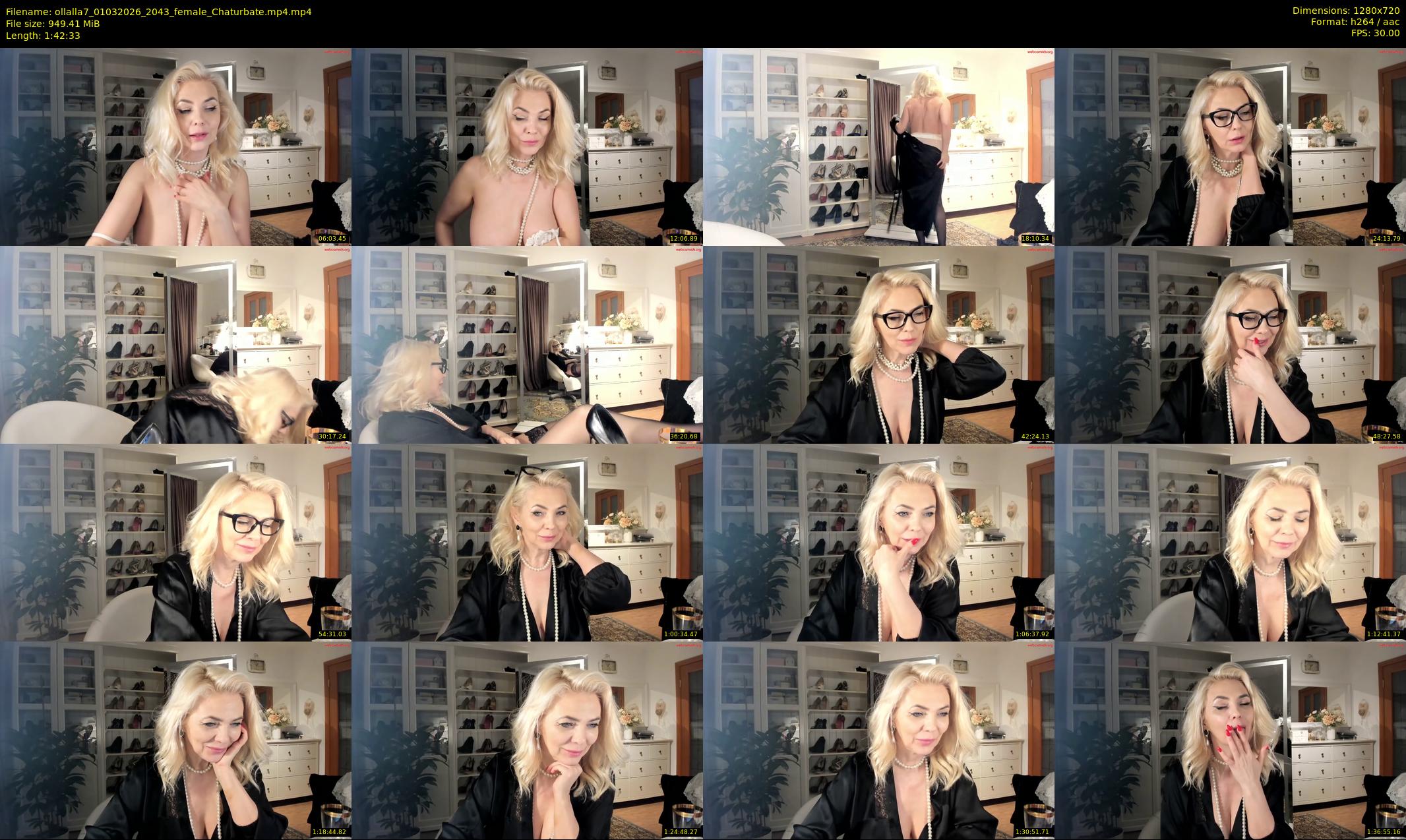 ollalla7 — 103 minute Chaturbate female cam show recording, 720p, Mar 1, 2026