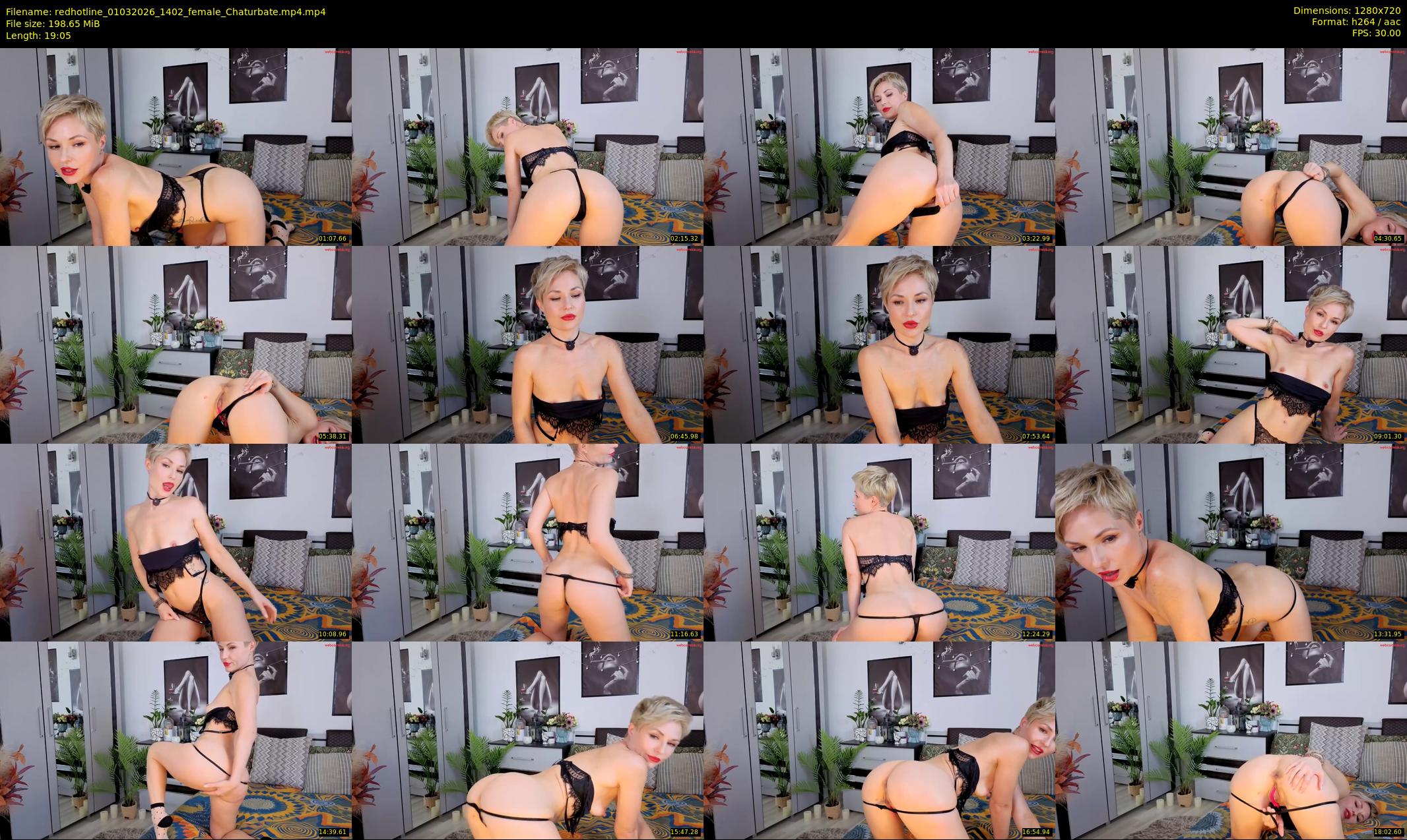 redhotline — 20 minute Chaturbate female cam show recording, 720p, Mar 1, 2026