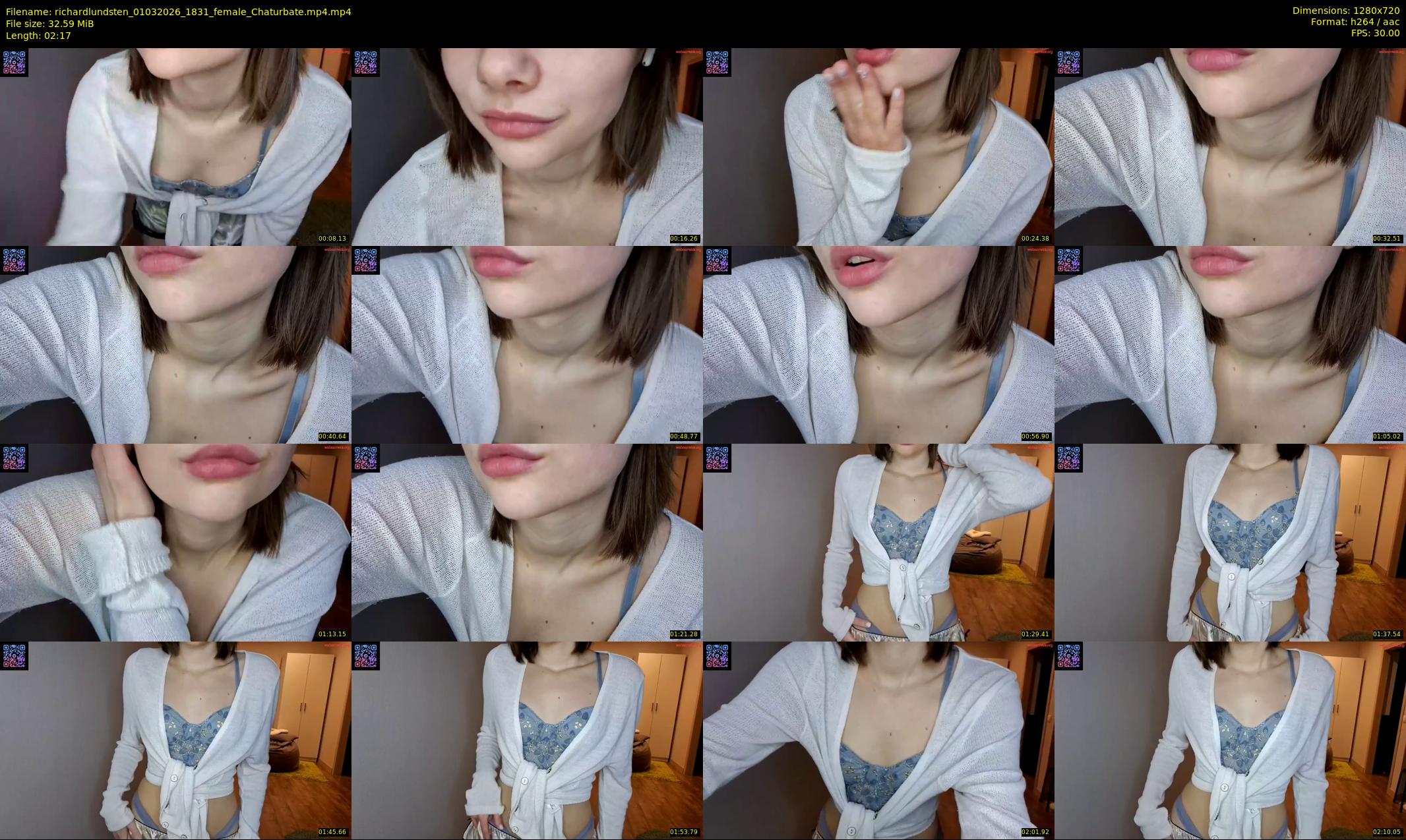 richardlundsten — 3 minute Chaturbate female cam show recording, 720p, Mar 1, 2026
