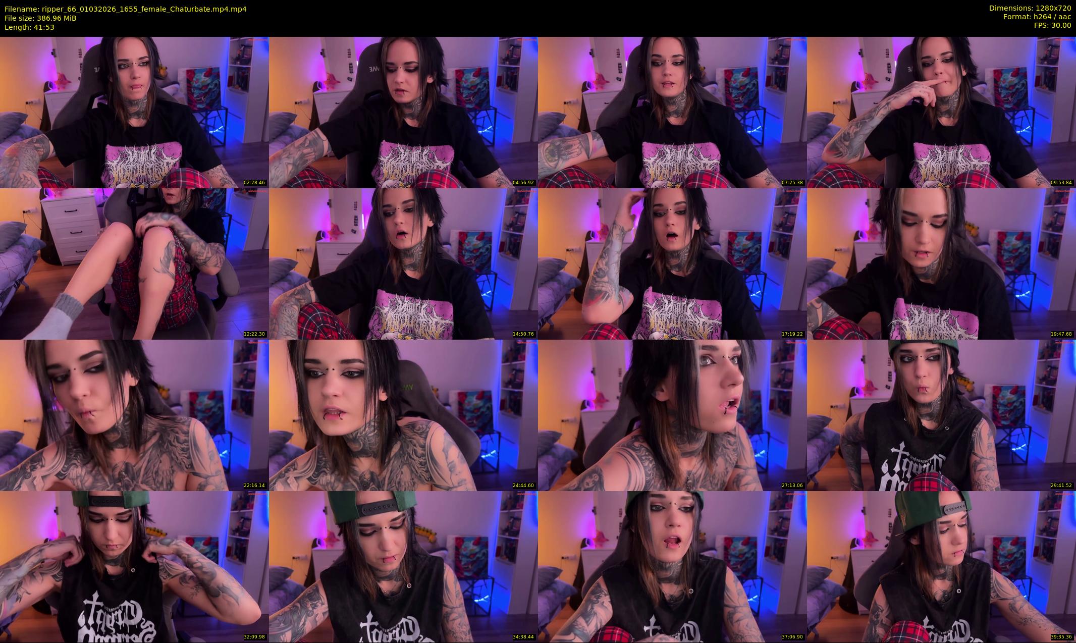 ripper_66 — 42 minute Chaturbate female cam show recording, 720p, Mar 1, 2026