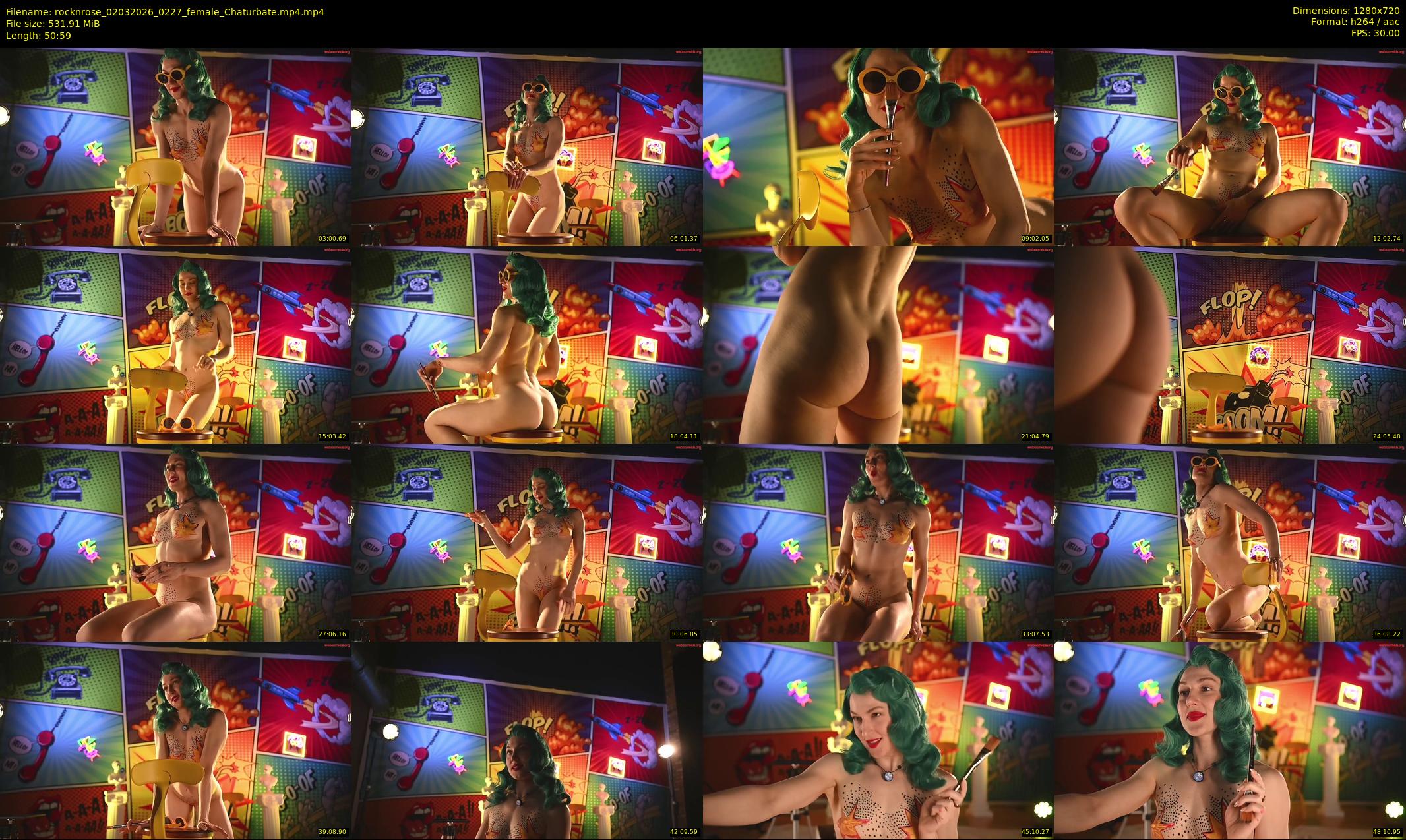 rocknrose — 51 minute Chaturbate female cam show recording, 720p, Mar 2, 2026
