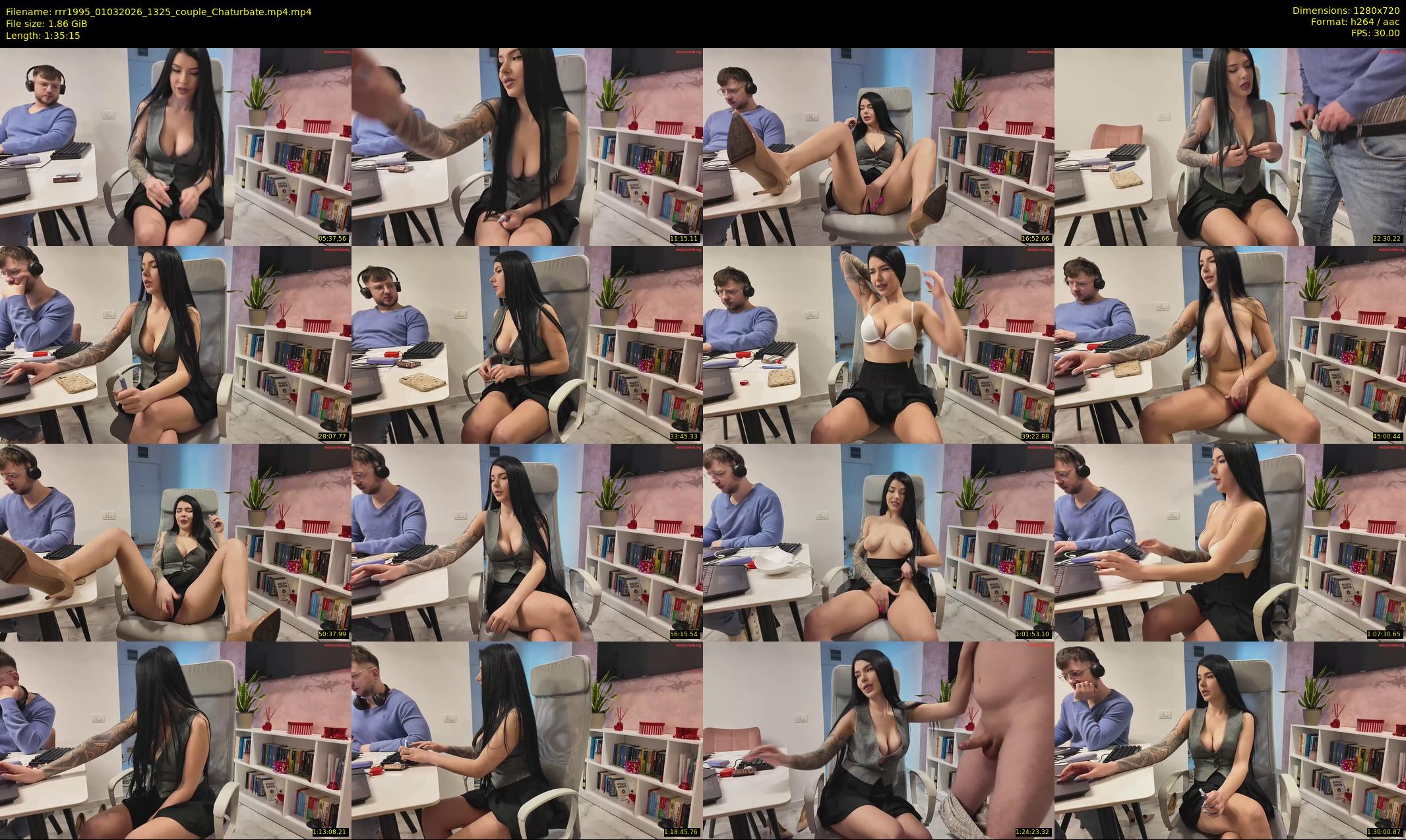 rrr1995 — 96 minute Chaturbate couple cam show recording, 720p, Mar 1, 2026