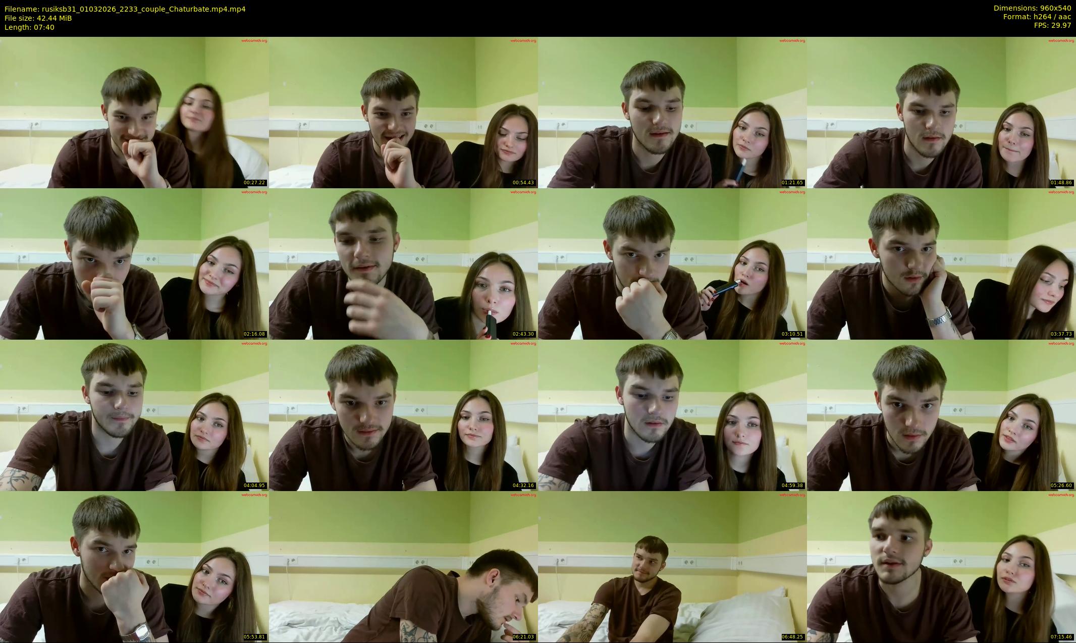 rusiksb31 — 8 minute Chaturbate couple cam show recording, 480p, Mar 1, 2026