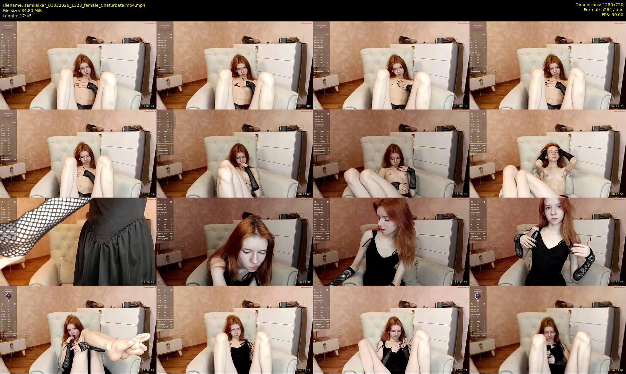samkelker — 18 minute Chaturbate female cam show recording, 720p, Mar 1, 2026