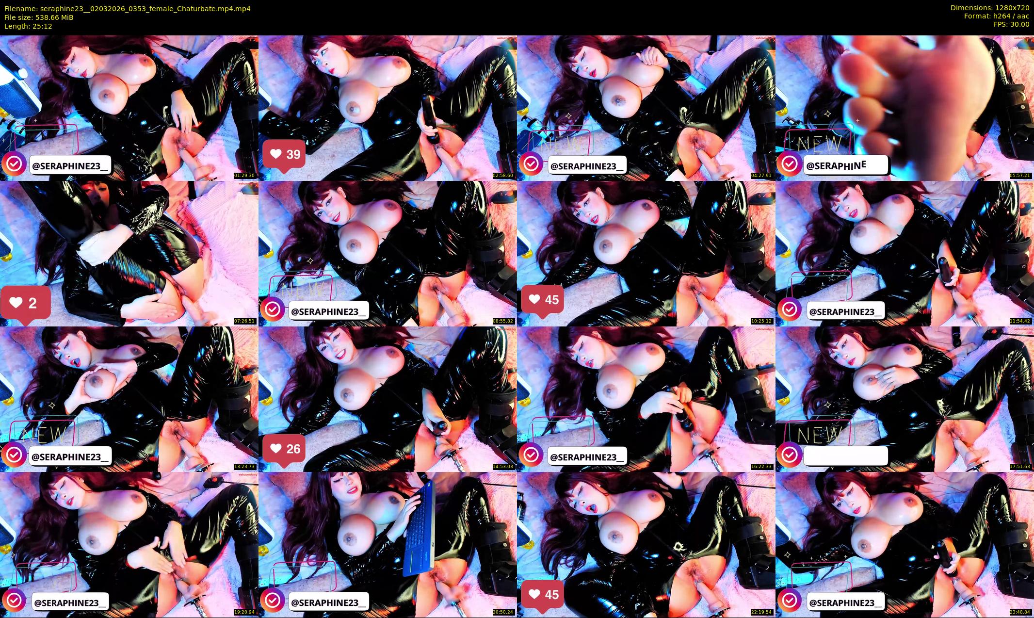 seraphine23_ — 26 minute Chaturbate female cam show recording, 720p, Mar 2, 2026