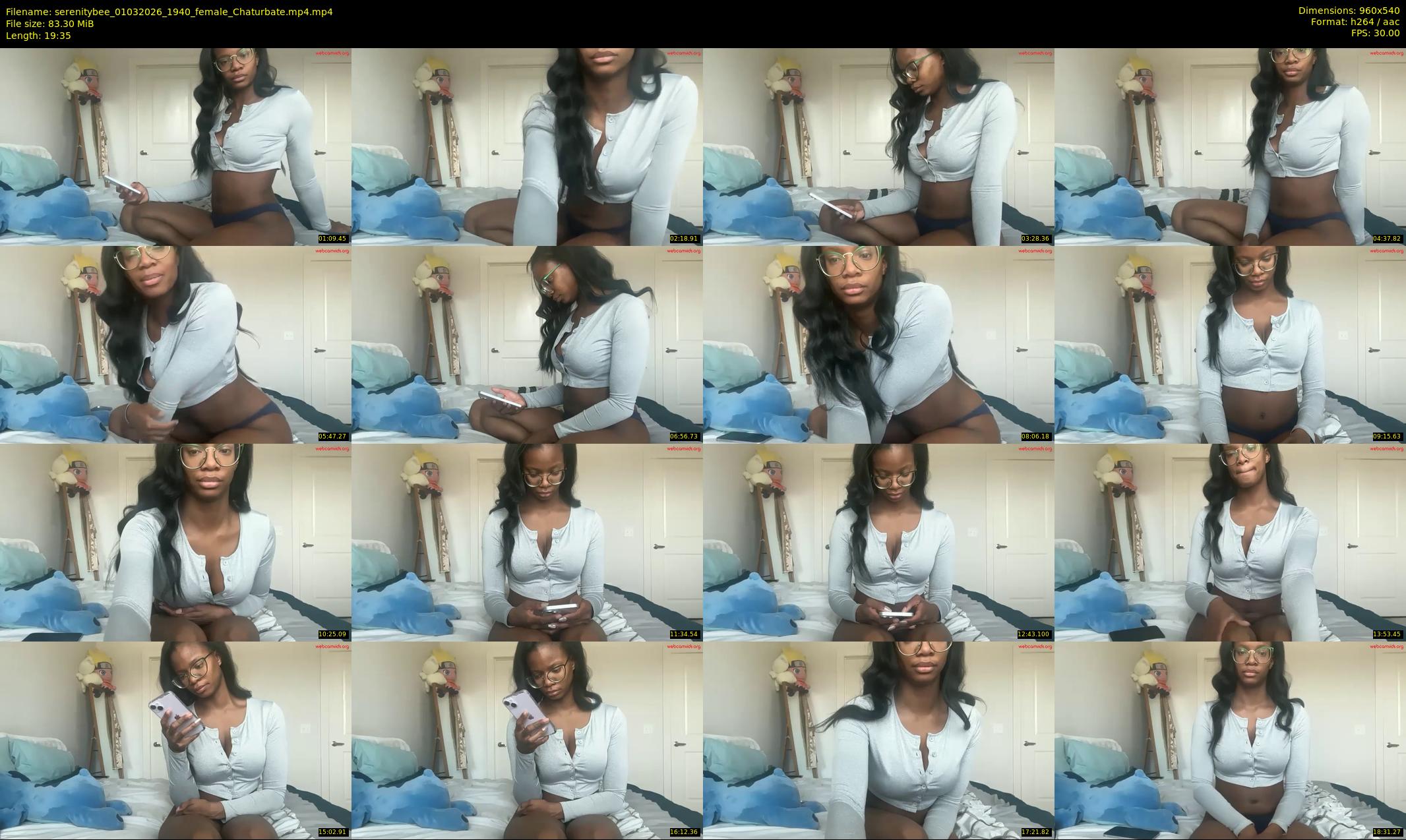 serenitybee — 20 minute Chaturbate female cam show recording, 480p, Mar 1, 2026