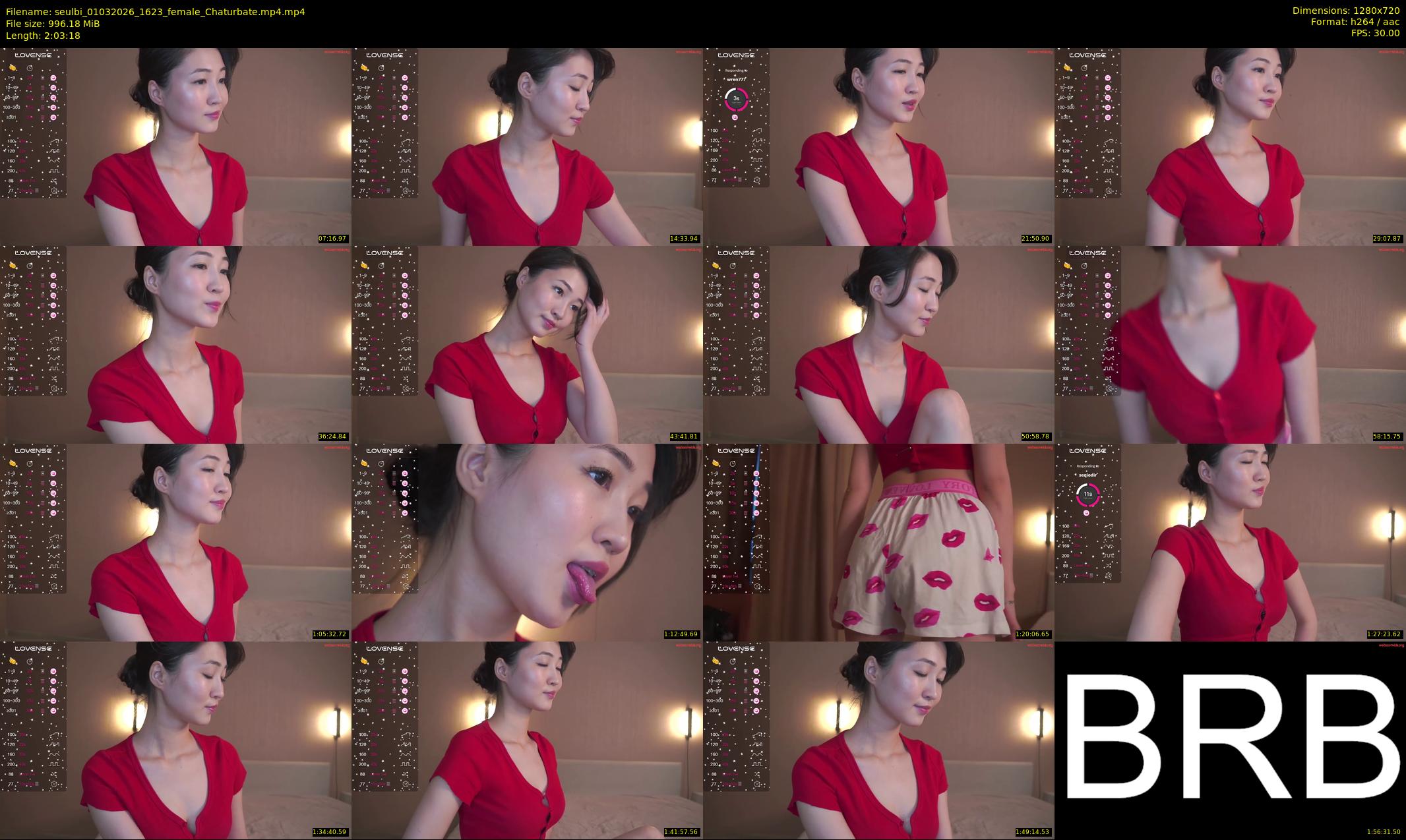 seulbi — 124 minute Chaturbate female cam show recording, 720p, Mar 1, 2026