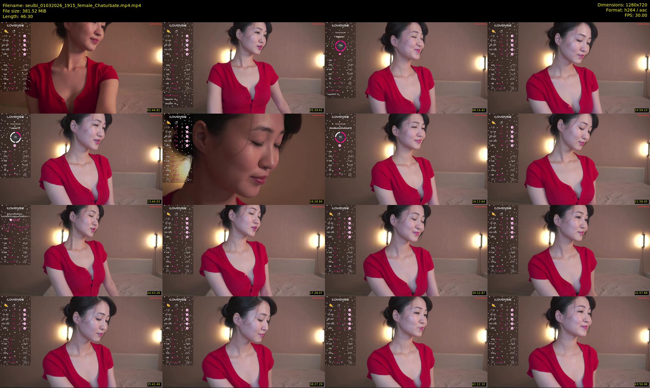 seulbi — 47 minute Chaturbate female cam show recording, 720p, Mar 1, 2026