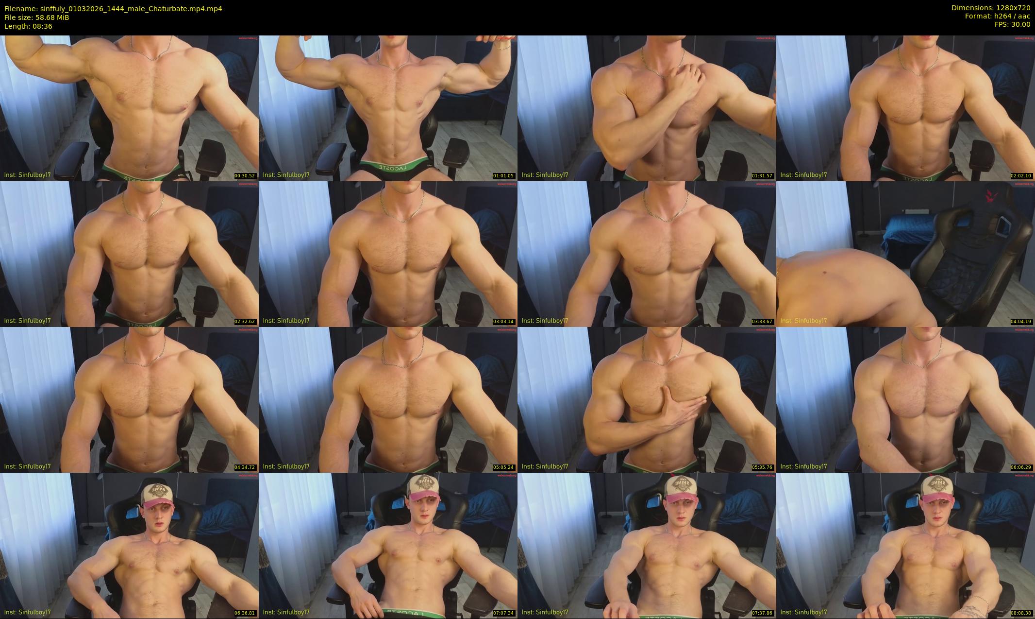 sinffuly — 9 minute Chaturbate male cam show recording, 720p, Mar 1, 2026