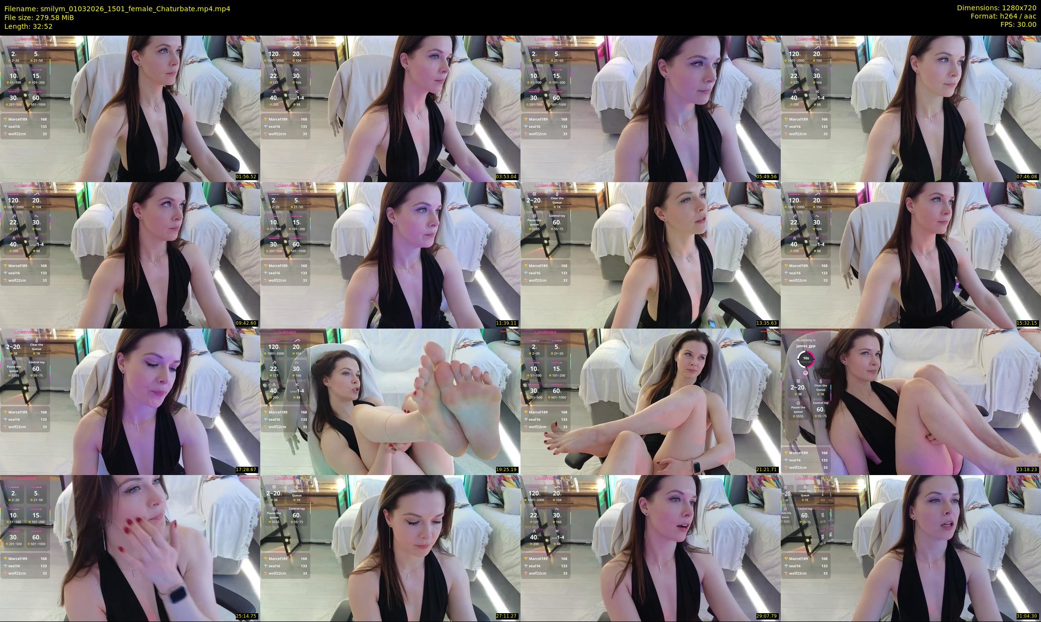 smilym — 33 minute Chaturbate female cam show recording, 720p, Mar 1, 2026