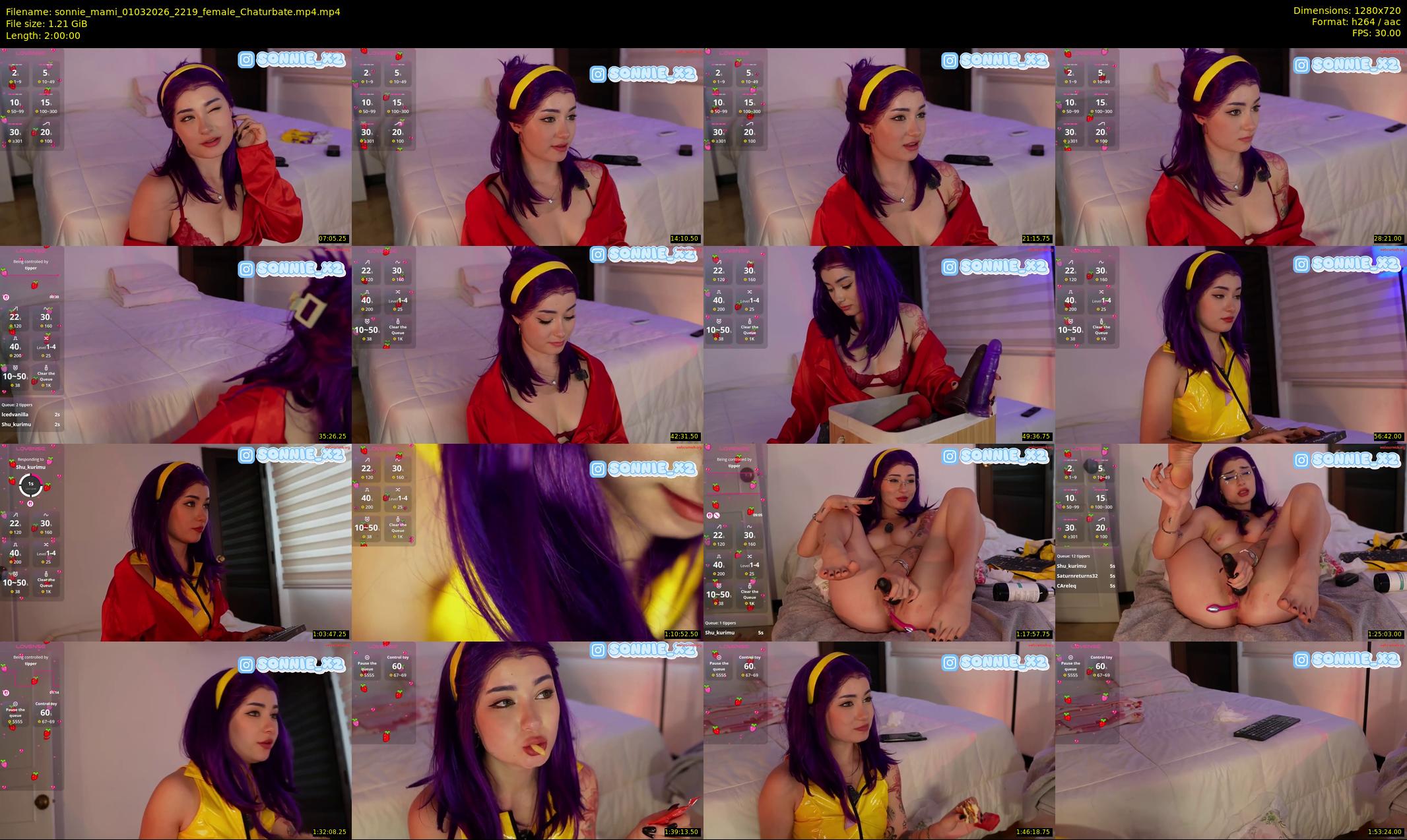 sonnie_mami — 120 minute Chaturbate female cam show recording, 720p, Mar 1, 2026