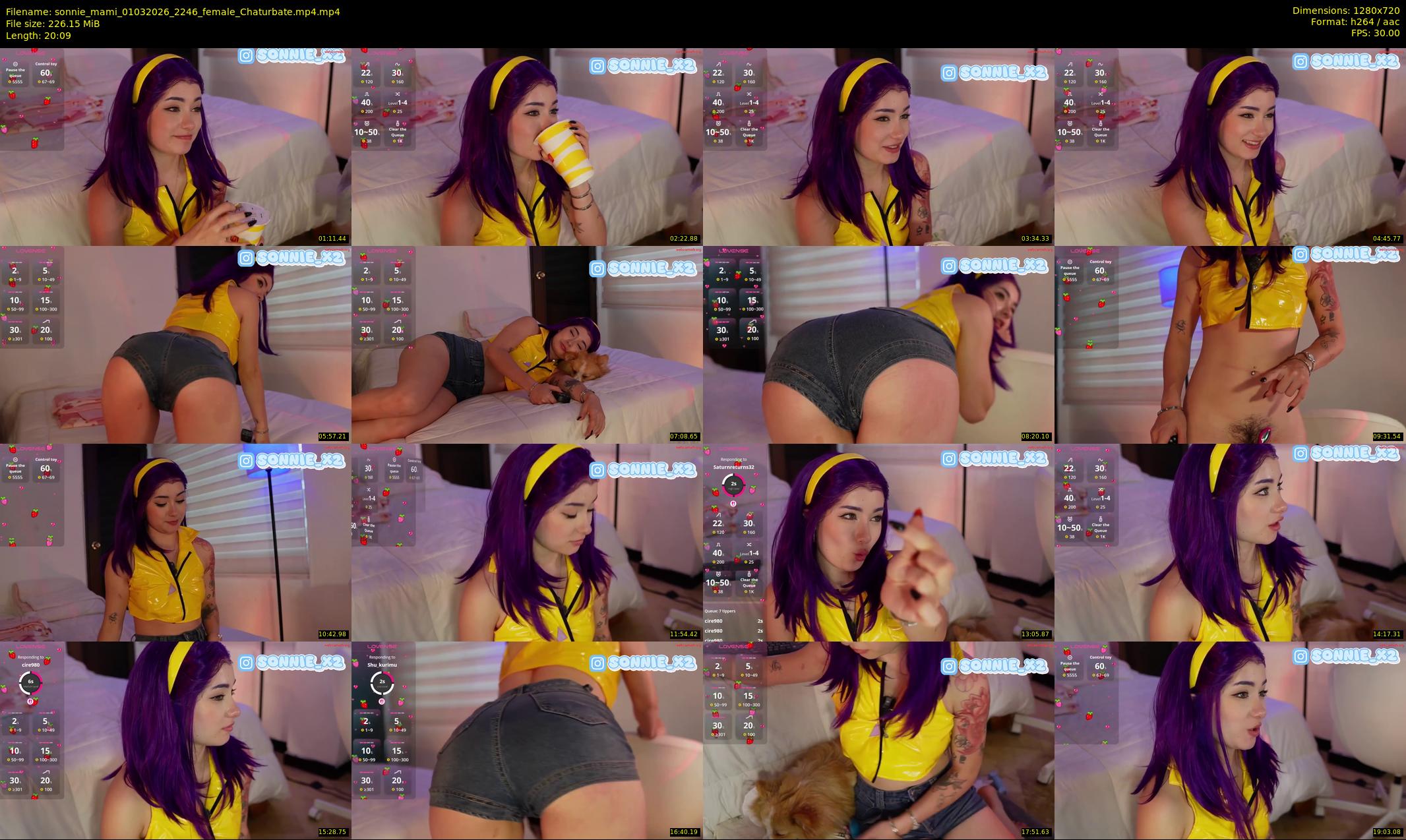 sonnie_mami — 21 minute Chaturbate female cam show recording, 720p, Mar 1, 2026