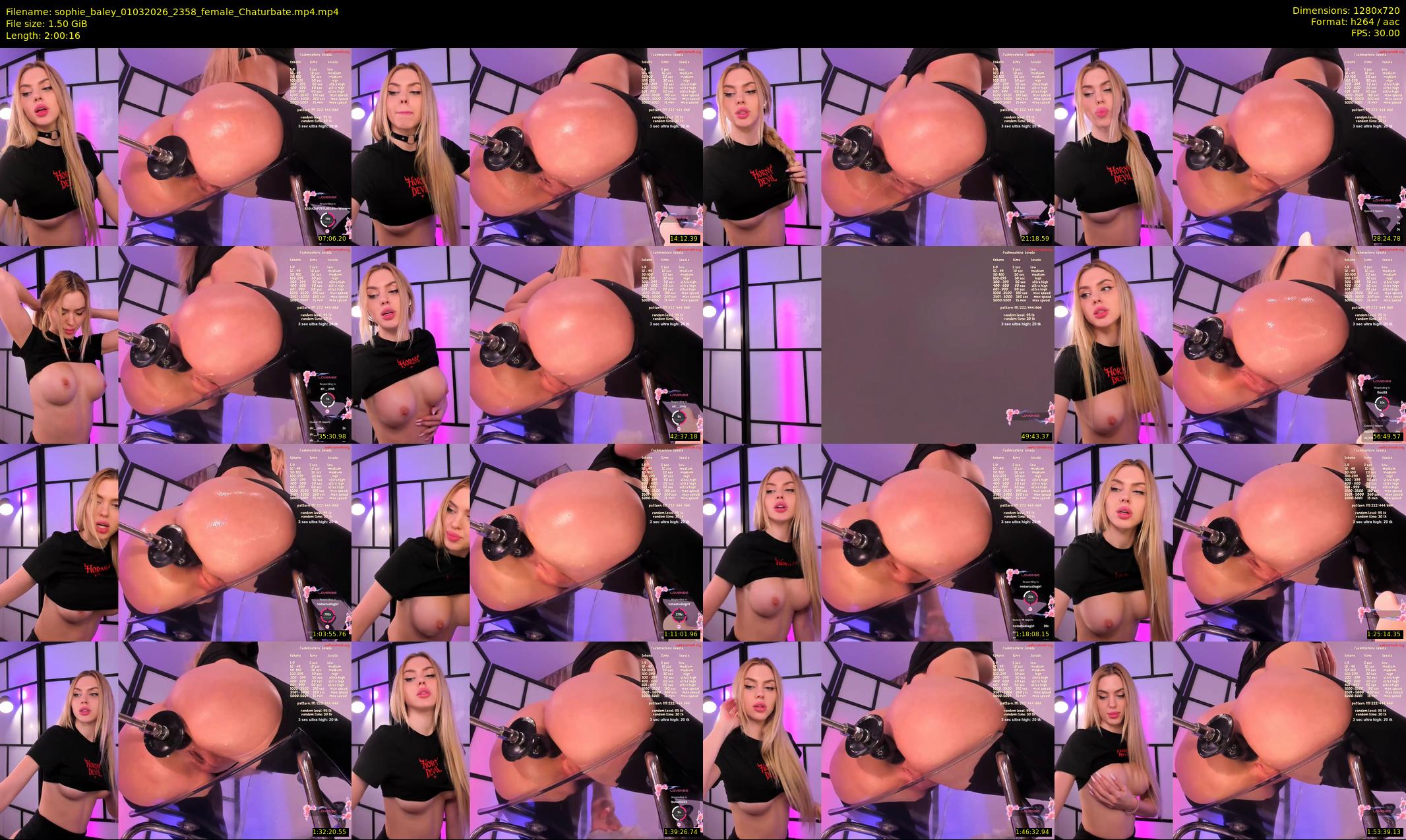 sophie_baley — 121 minute Chaturbate female cam show recording, 720p, Mar 1, 2026