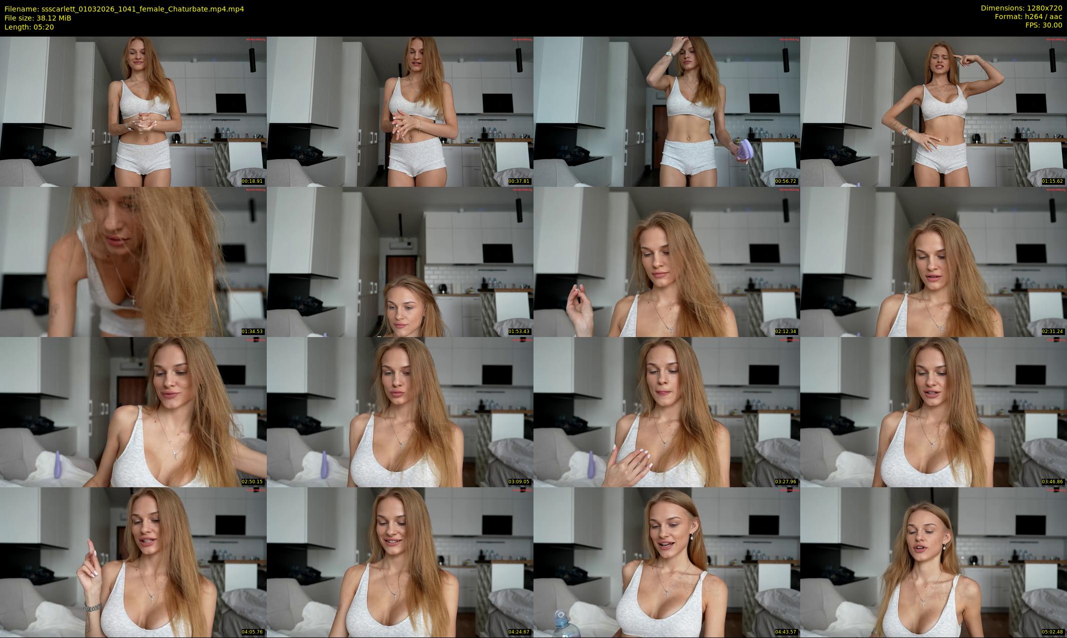 ssscarlett — 6 minute Chaturbate female cam show recording, 720p, Mar 1, 2026