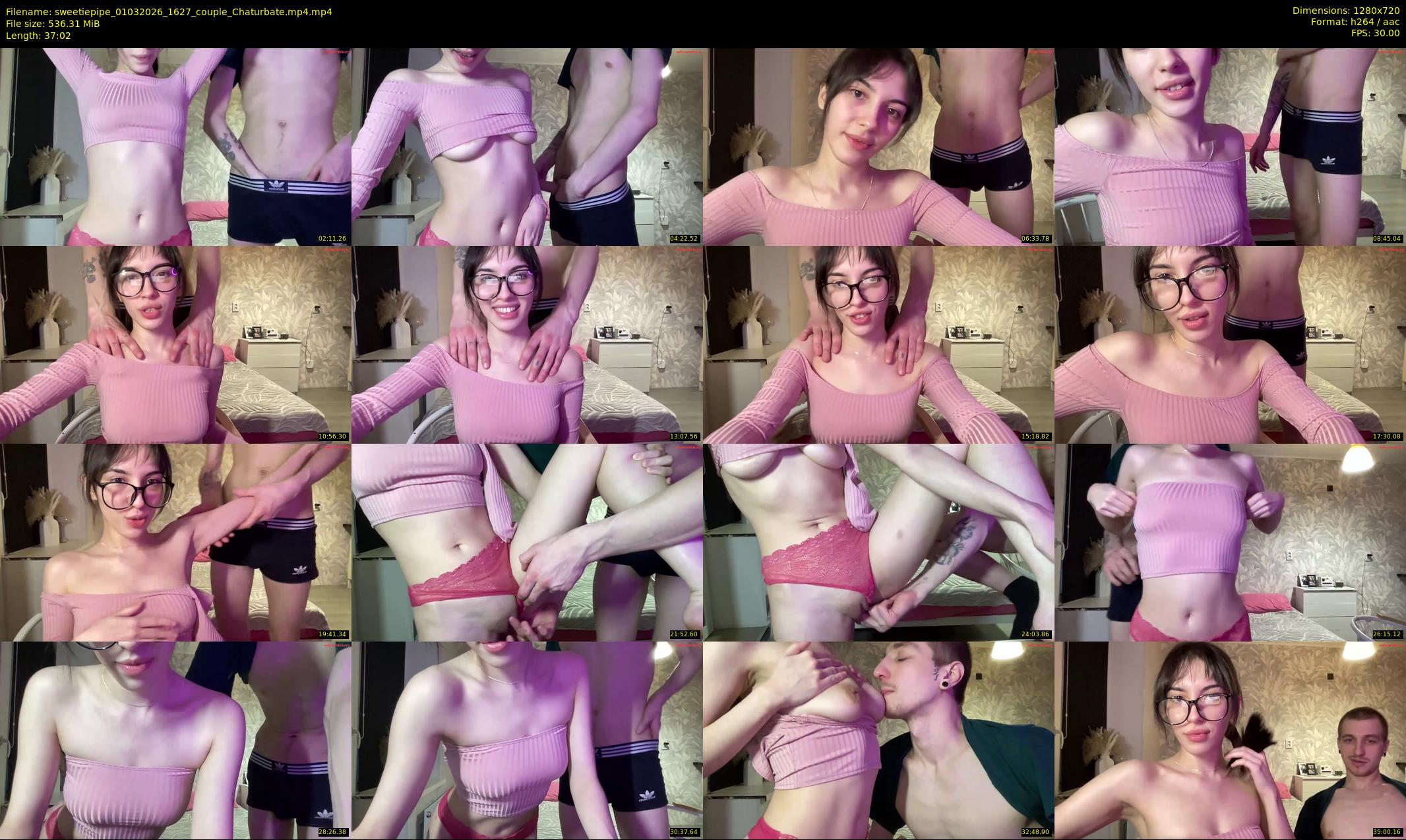 sweetiepipe — 38 minute Chaturbate couple cam show recording, 720p, Mar 1, 2026