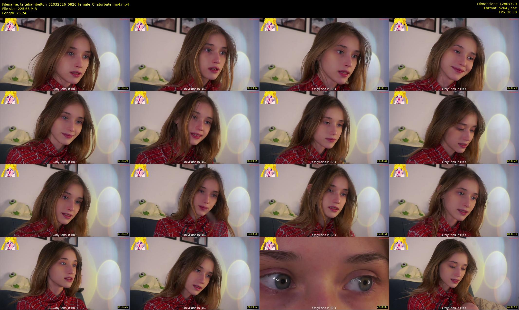 taitehambelton — 26 minute Chaturbate female cam show recording, 720p, Mar 1, 2026