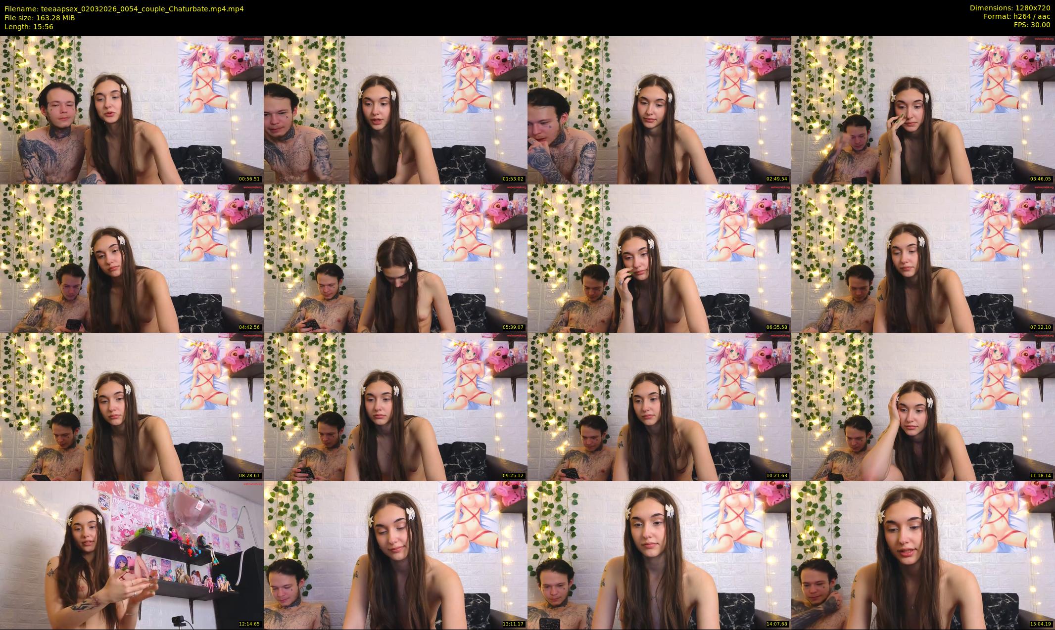 teeaapsex — 16 minute Chaturbate couple cam show recording, 720p, Mar 2, 2026