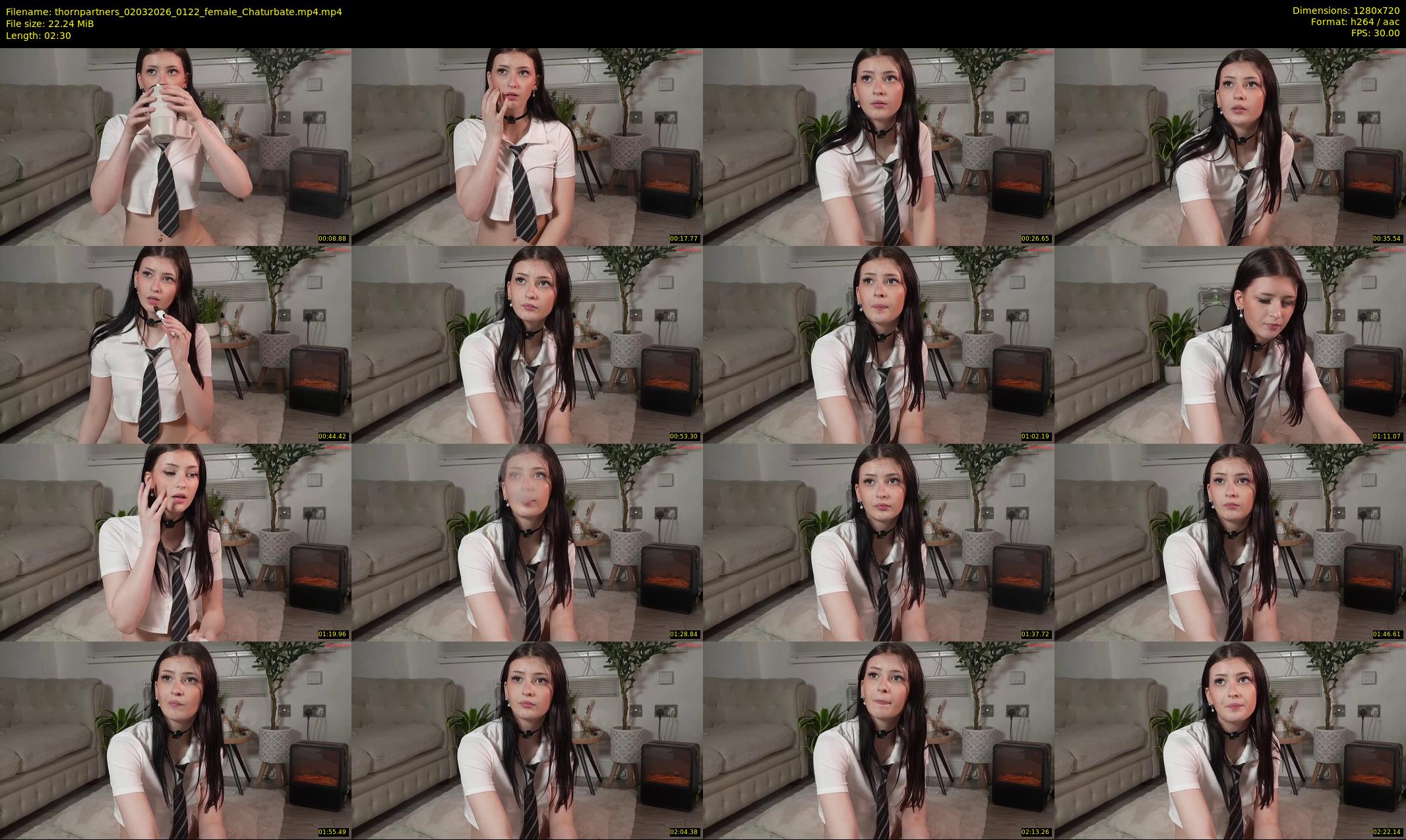 thornpartners — 3 minute Chaturbate female cam show recording, 720p, Mar 2, 2026