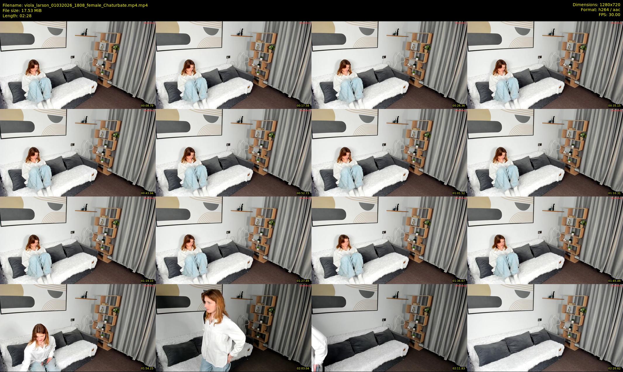 viola_larson — 3 minute Chaturbate female cam show recording, 720p, Mar 1, 2026