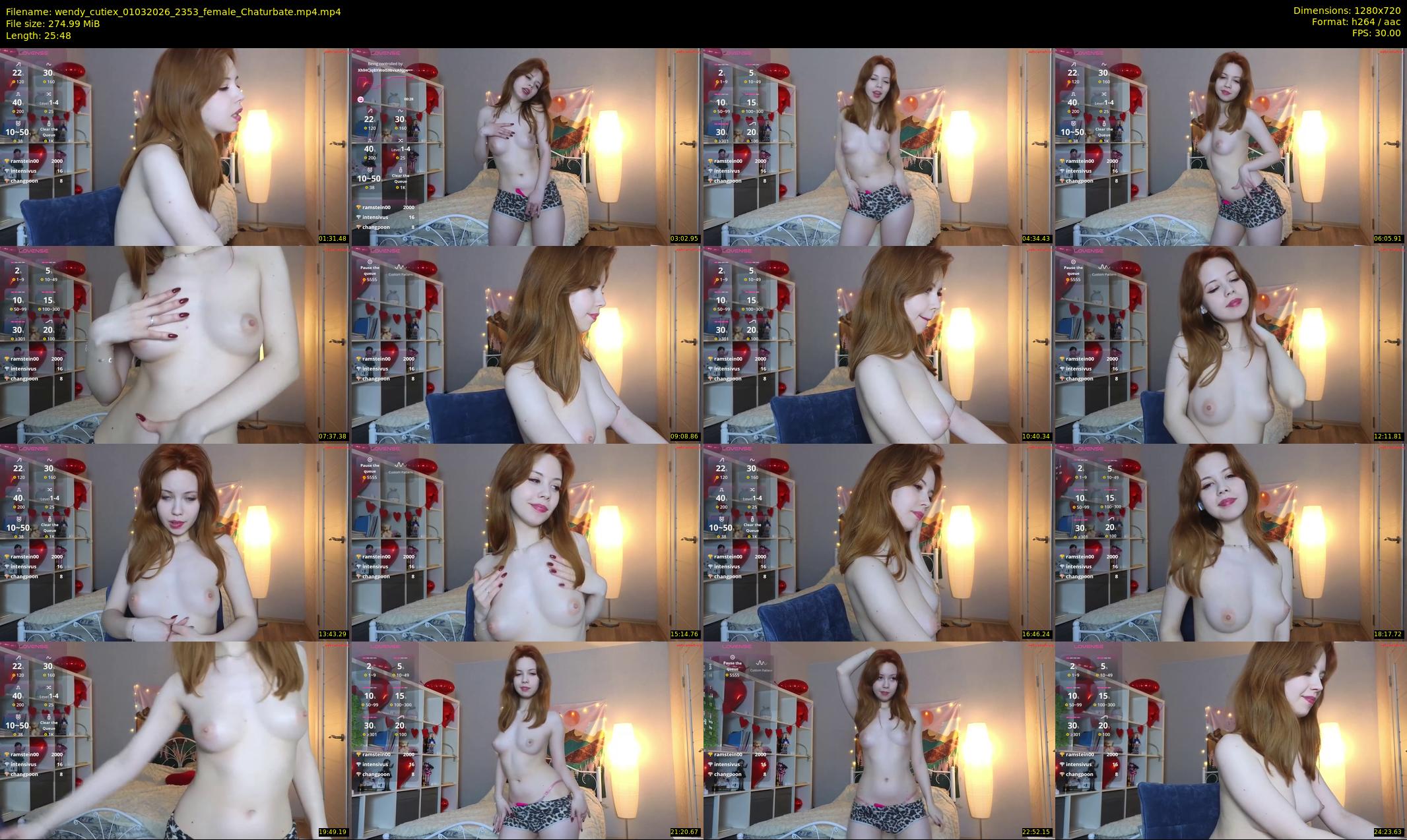 wendy_cutiex — 26 minute Chaturbate female cam show recording, 720p, Mar 1, 2026