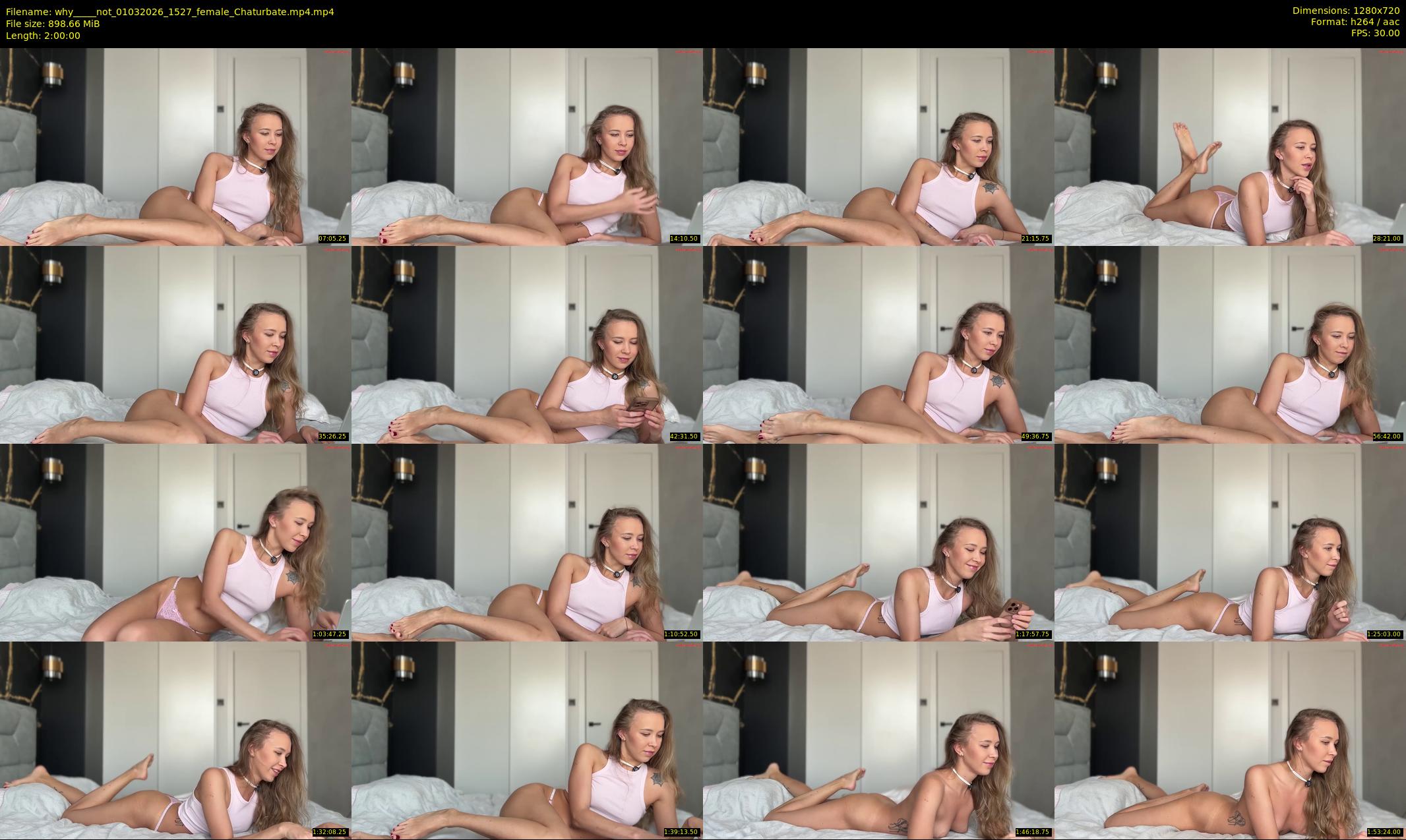 why_____not — 120 minute Chaturbate female cam show recording, 720p, Mar 1, 2026