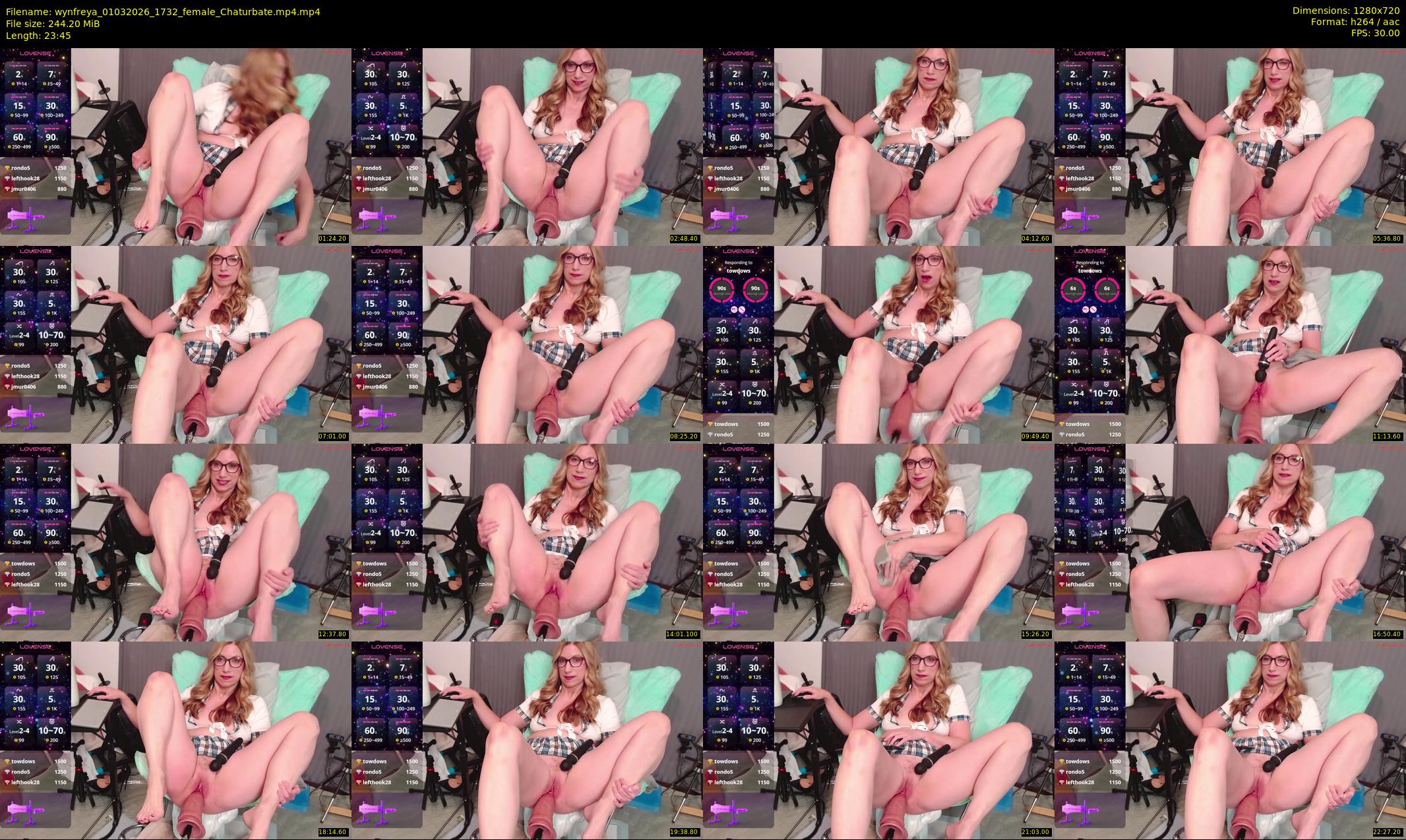 wynfreya — 24 minute Chaturbate female cam show recording, 720p, Mar 1, 2026