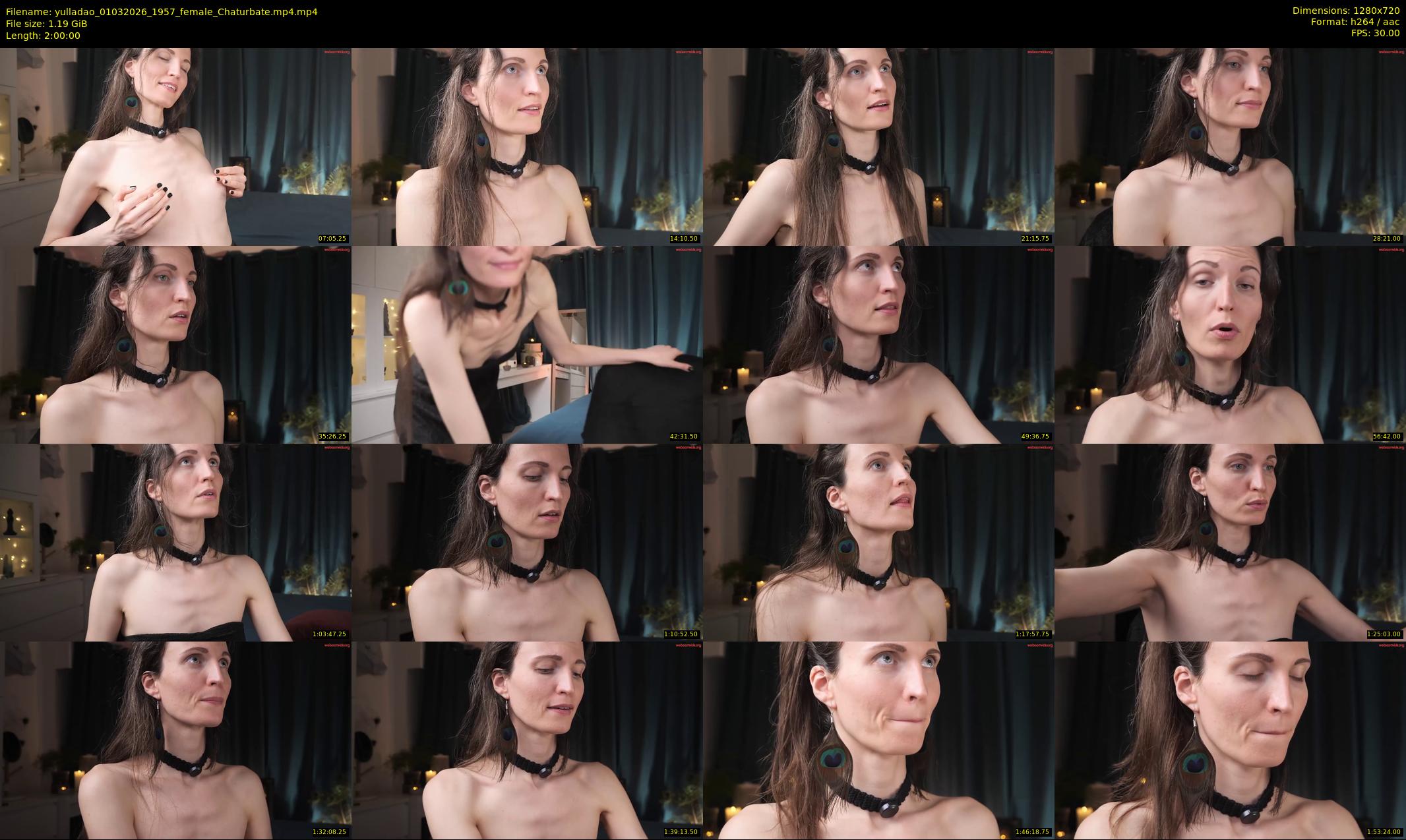 yulladao — 120 minute Chaturbate female cam show recording, 720p, Mar 1, 2026