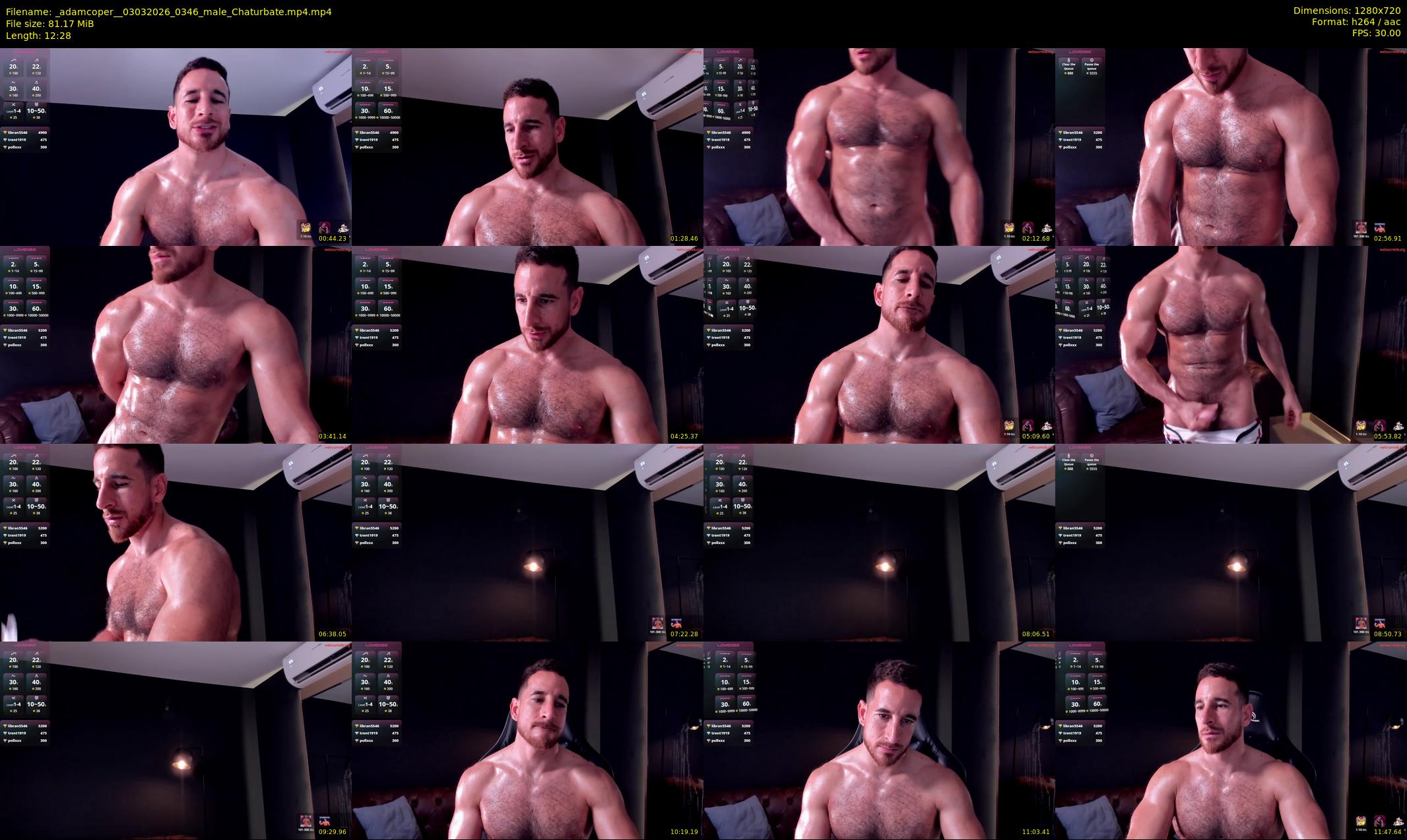 _adamcoper_ — 13 minute Chaturbate male cam show recording, 720p, Mar 3, 2026