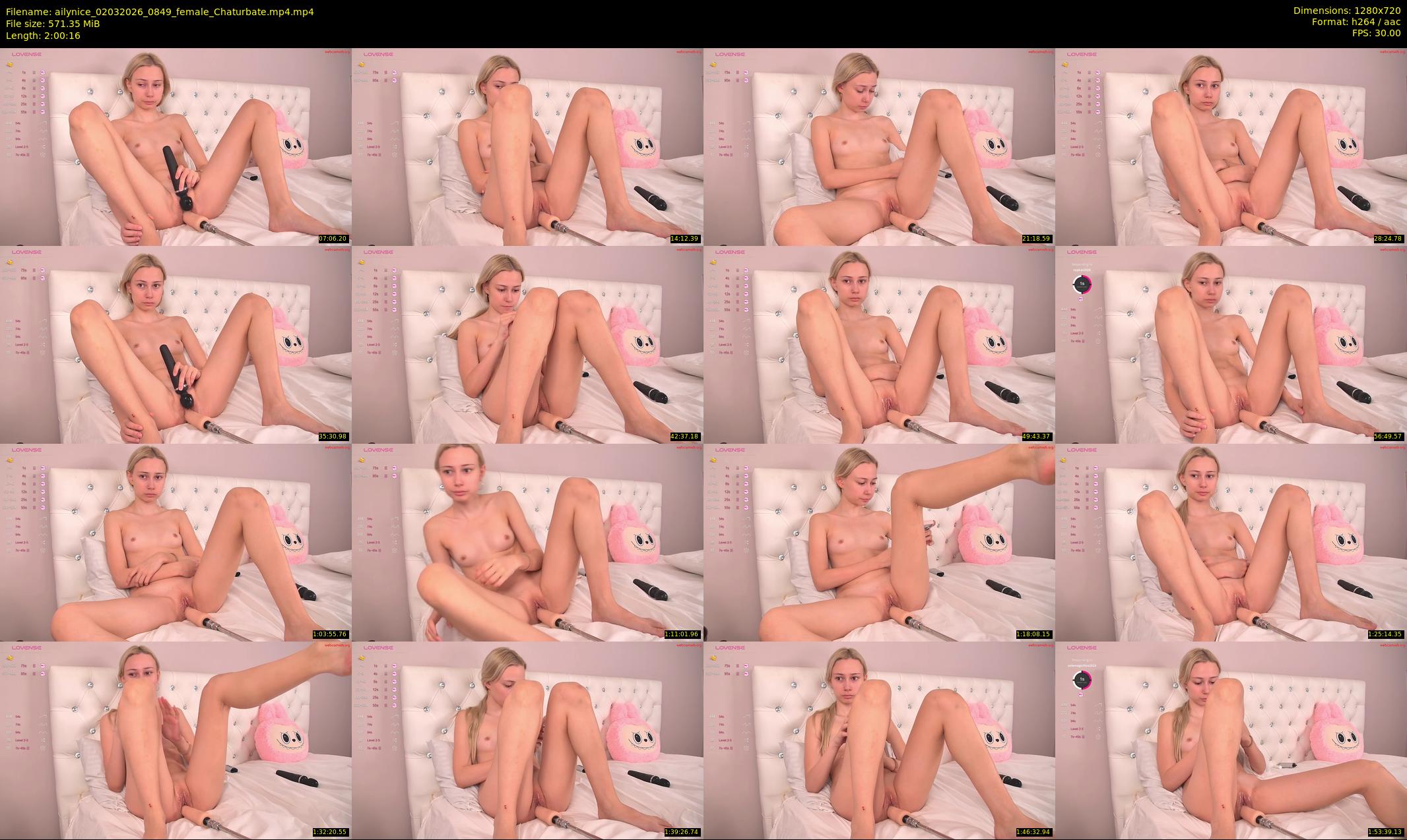 ailynice — 121 minute Chaturbate female cam show recording, 720p, Mar 2, 2026