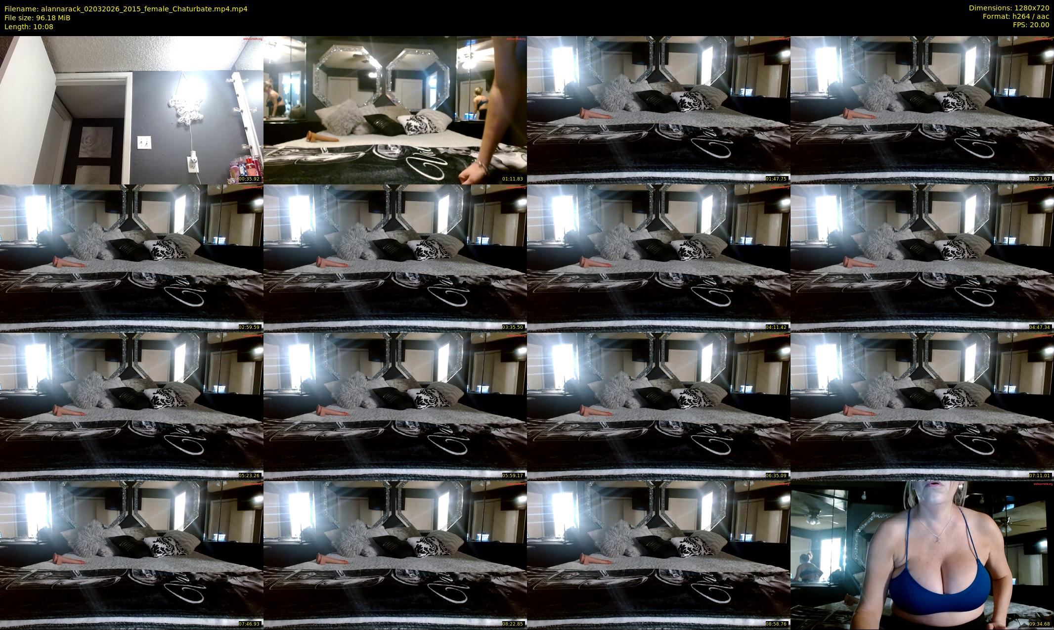 alannarack — 11 minute Chaturbate female cam show recording, 720p, Mar 2, 2026