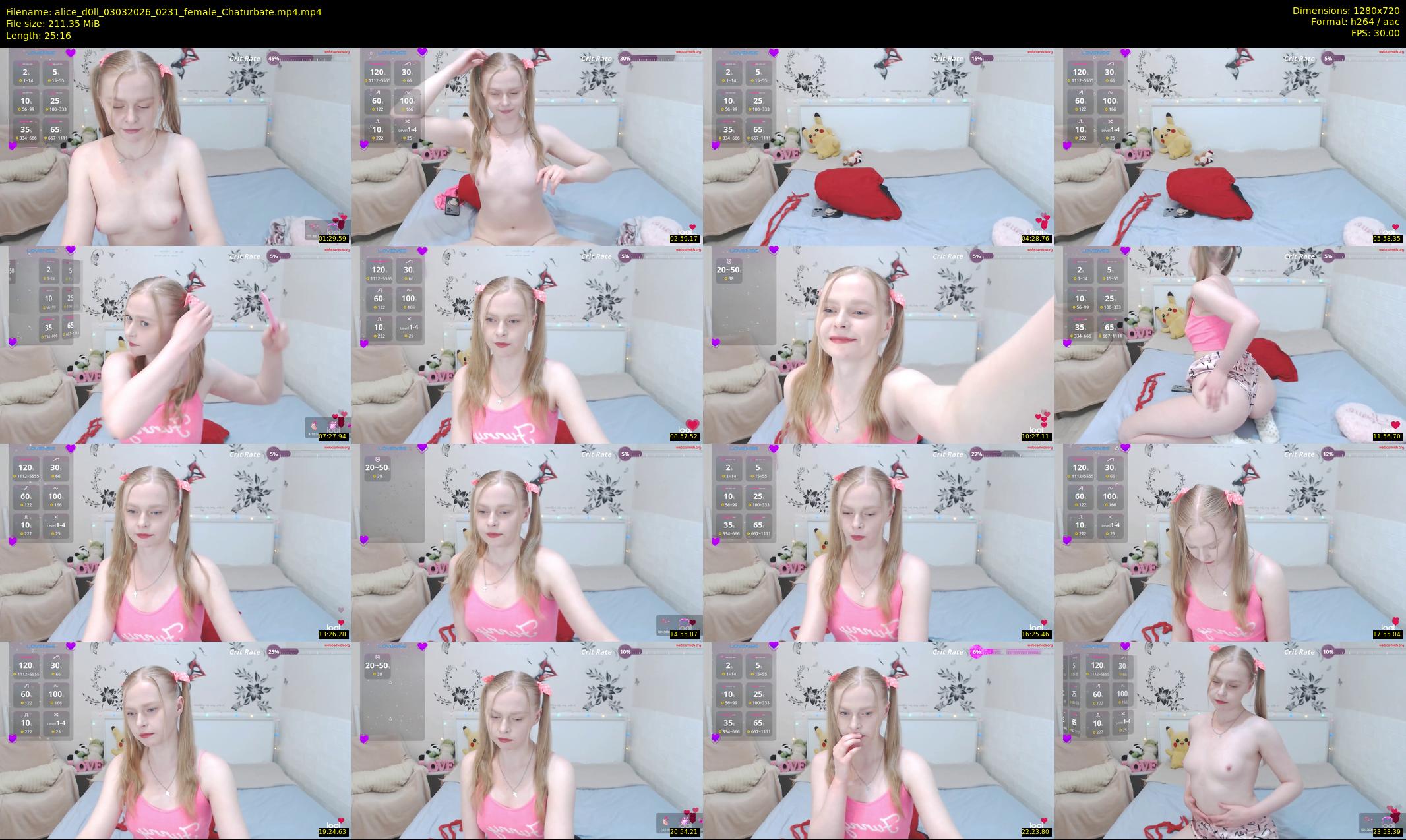 alice_d0ll — 26 minute Chaturbate female cam show recording, 720p, Mar 3, 2026