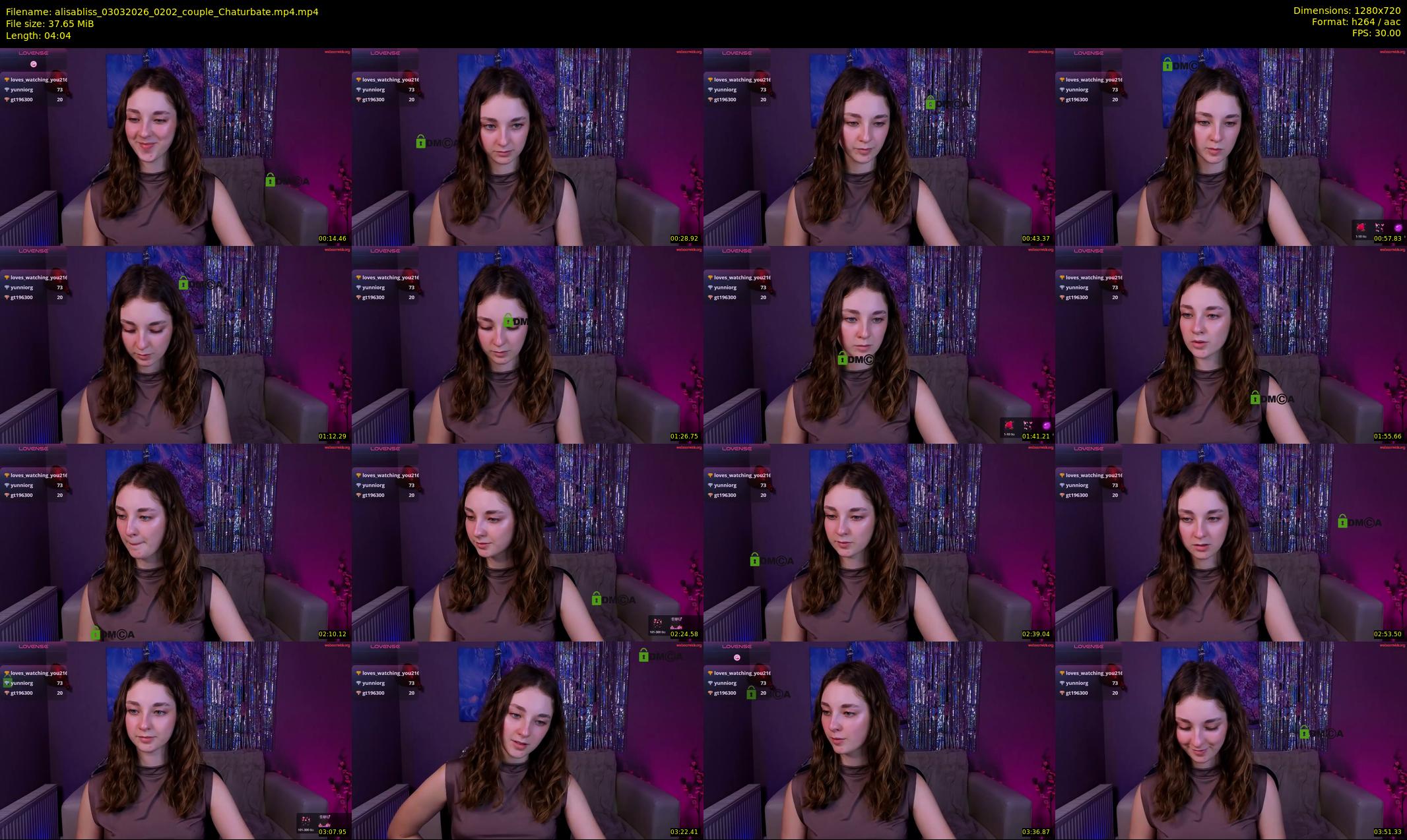 alisabliss — 5 minute Chaturbate female cam show recording, 720p, Mar 3, 2026
