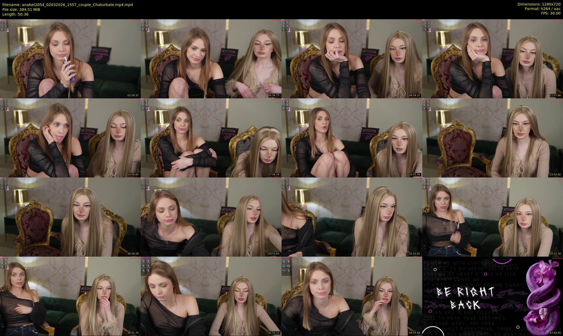 anabel2054 — 51 minute Chaturbate female cam show recording, 720p, Mar 2, 2026