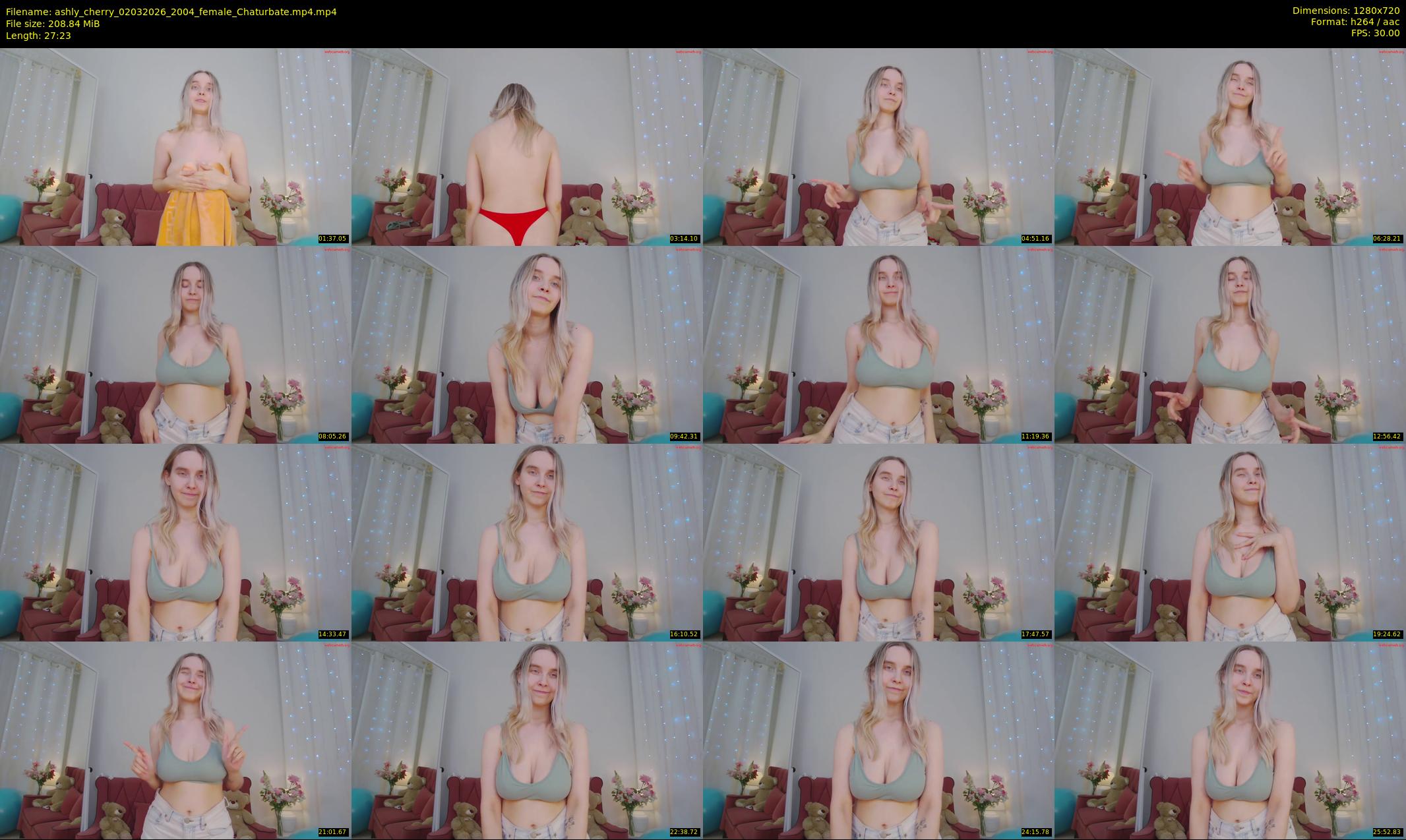 ashly_cherry — 28 minute Chaturbate female cam show recording, 720p, Mar 2, 2026
