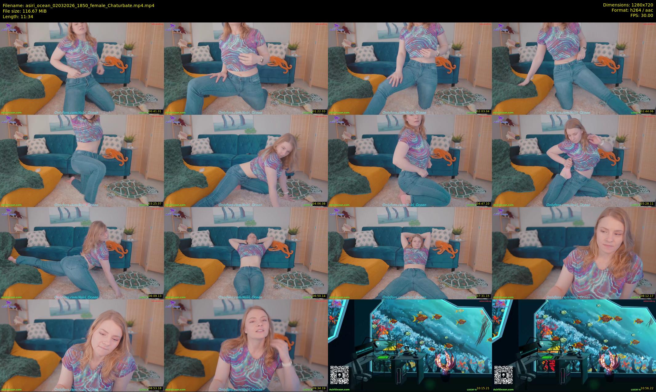 asiri_ocean — 12 minute Chaturbate female cam show recording, 720p, Mar 2, 2026