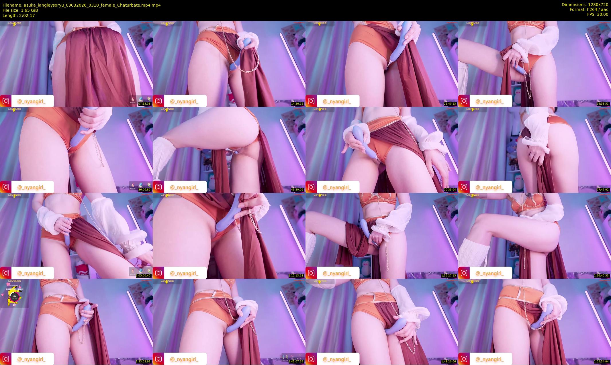 asuka_langleysoryu — 123 minute Chaturbate female cam show recording, 720p, Mar 3, 2026