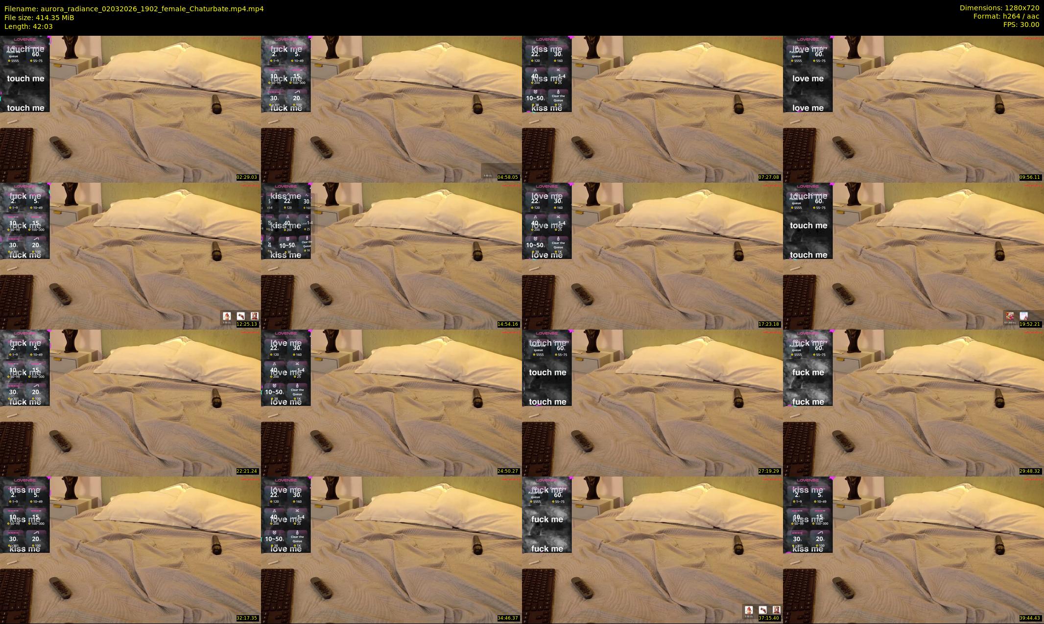 aurora_radiance — 43 minute Chaturbate couple cam show recording, 720p, Mar 2, 2026
